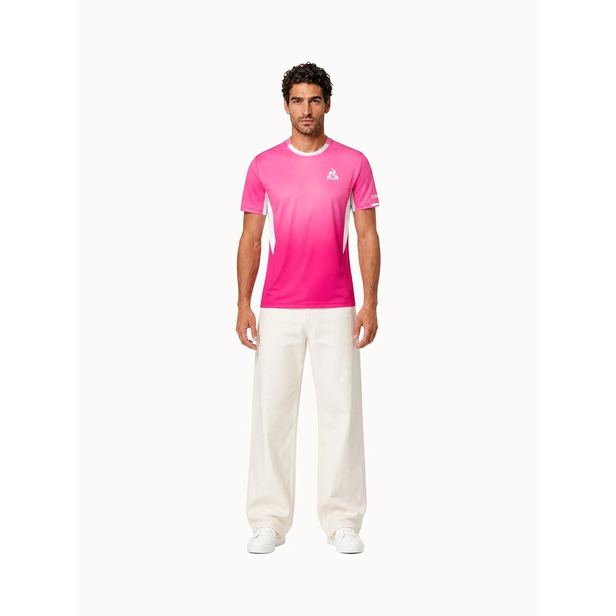 T-shirt Tennis Performance aurora pink, LE COQ SPORTIF