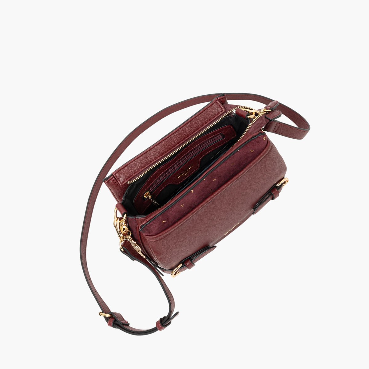 Sac multi poches Tobi bordeaux,doré, LOLLIPOPS