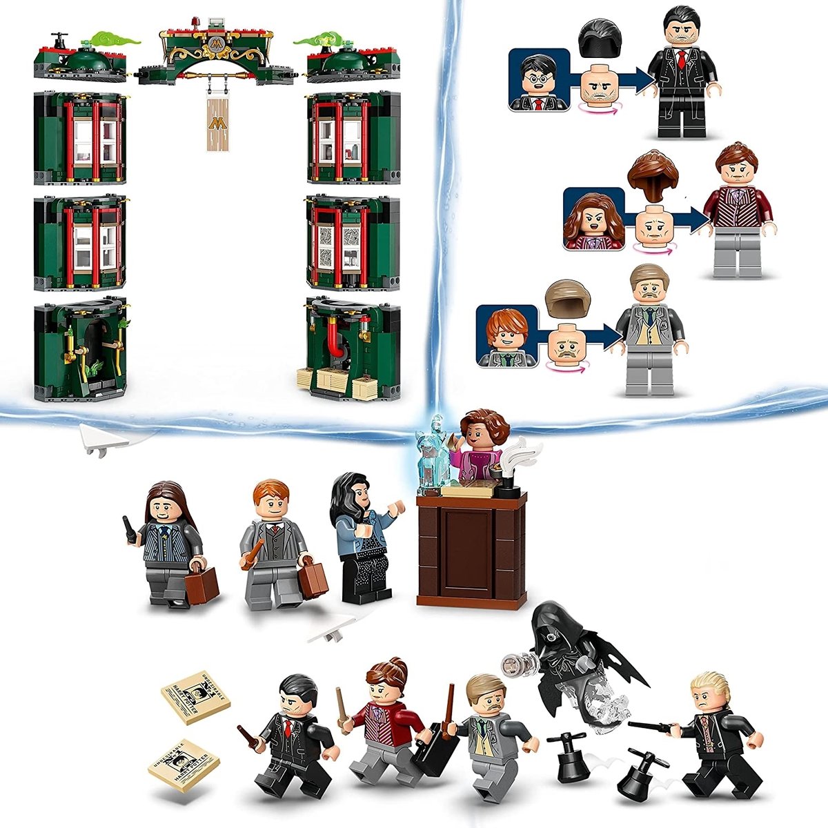 Harry Potter Le ministère de la Magie multicolore, LEGO