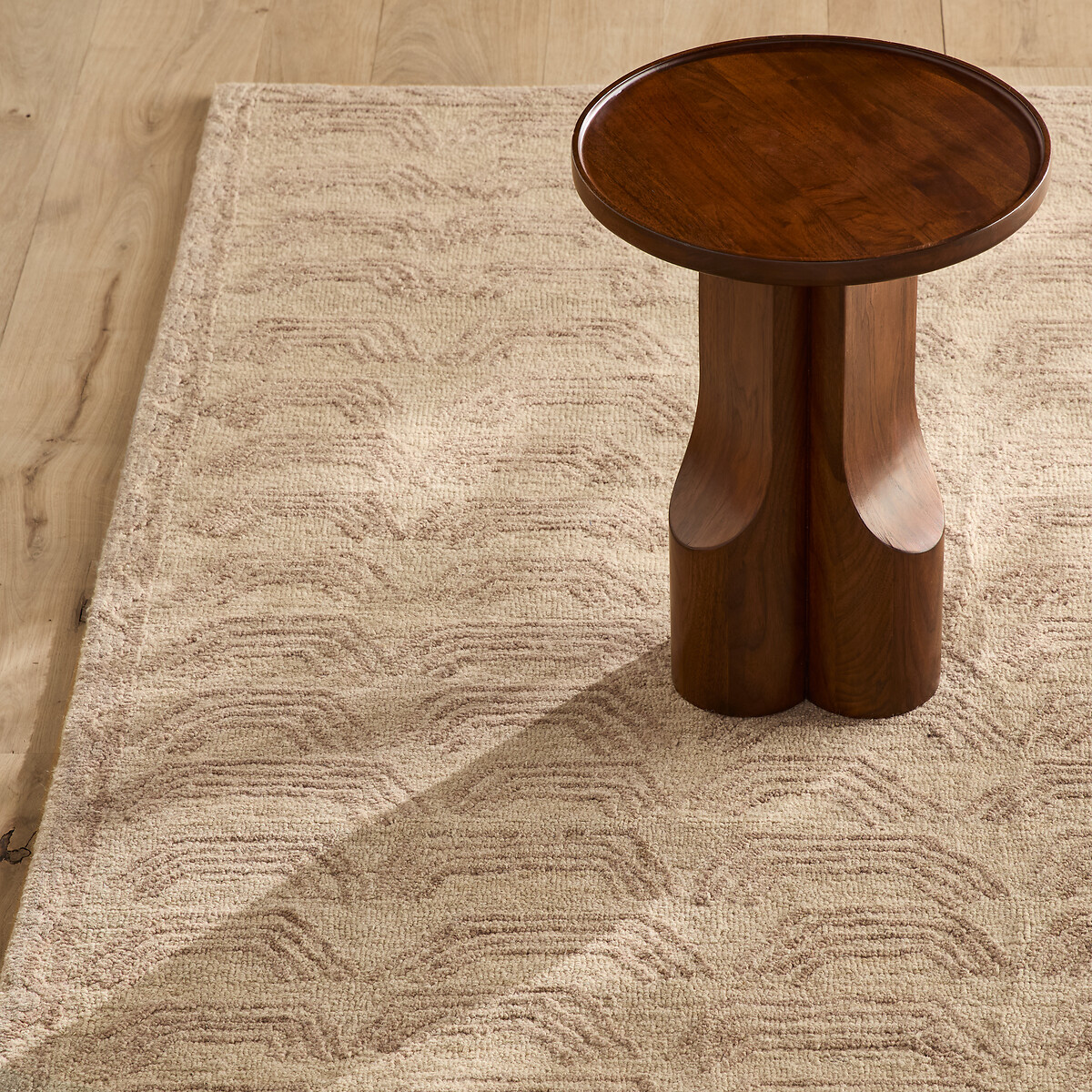 Ethnos Pure Wool Hand-Tufted Rug beige, AM.PM