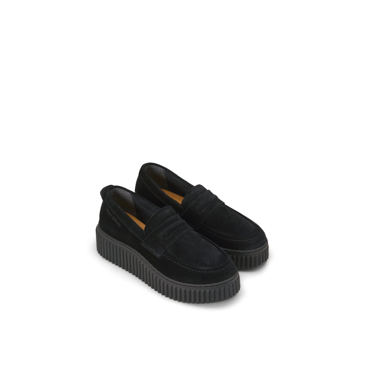 Mocassins Bianca avec une doublure chaude et moelleuse noir, MARC O'POLO
