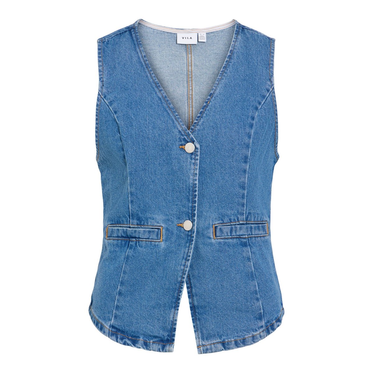 Gilet bleu - medium blue denim1, VILA
