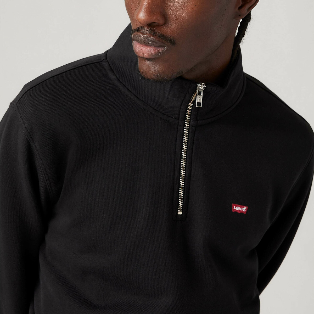 Sweat demi-zippé noir, LEVI'S