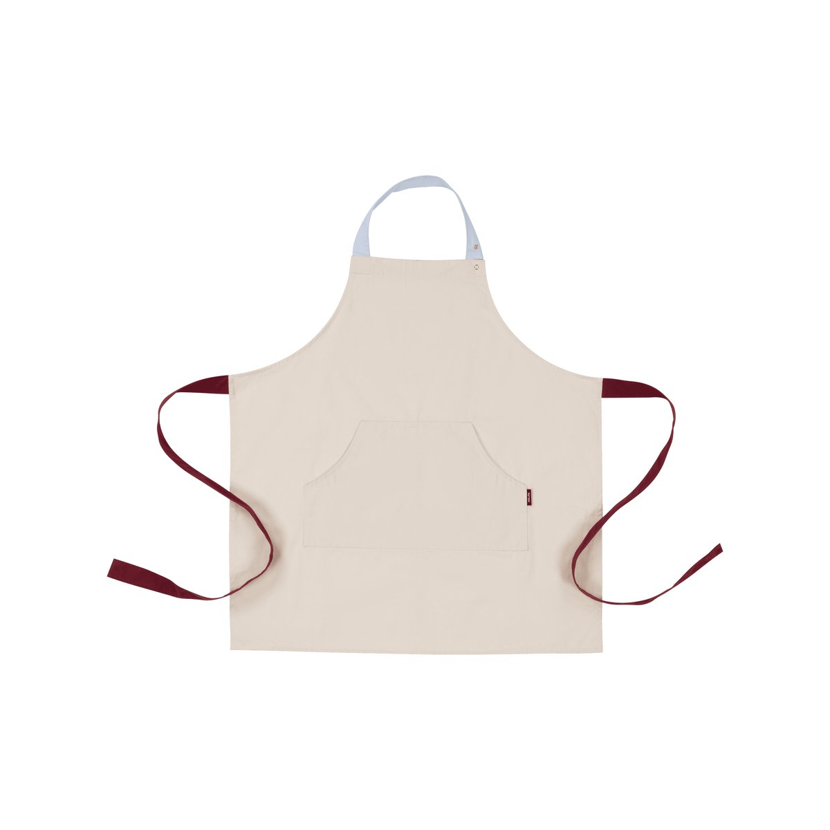 Tablier RUBI beige‚ burgundy & blue, NOO.MA