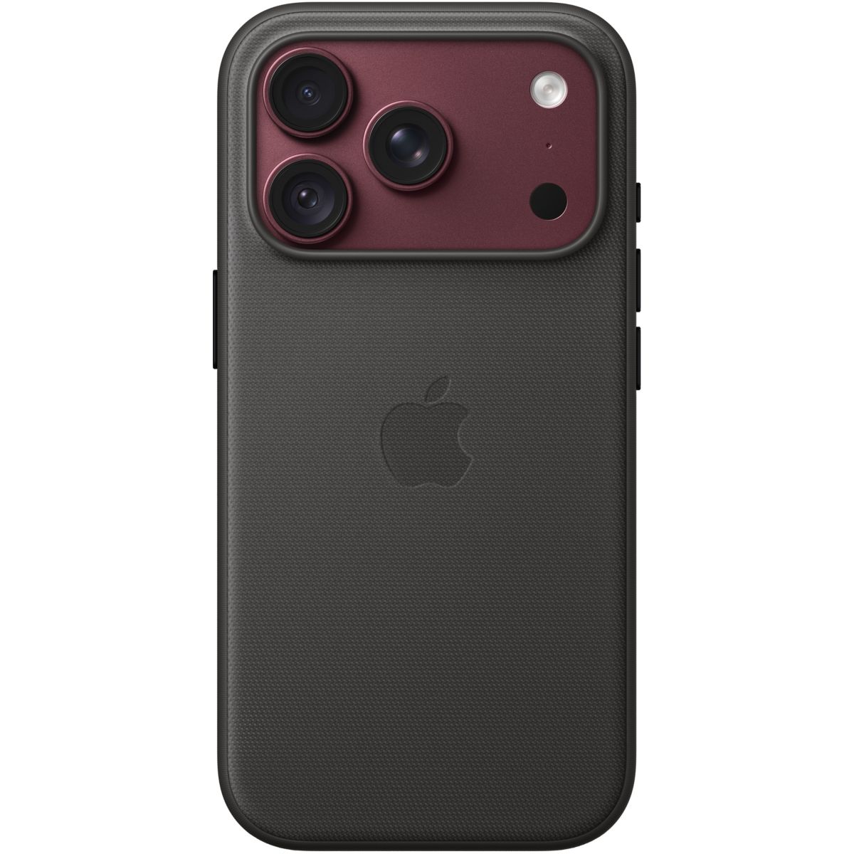 Coque iPhone 18 Pro TechWoven Noir Magsafe couleur unique, APPLE