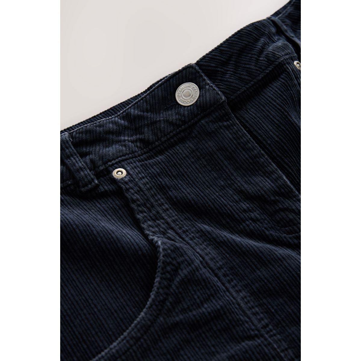 Short délavé en velours côtelé bleu marine, NEXT