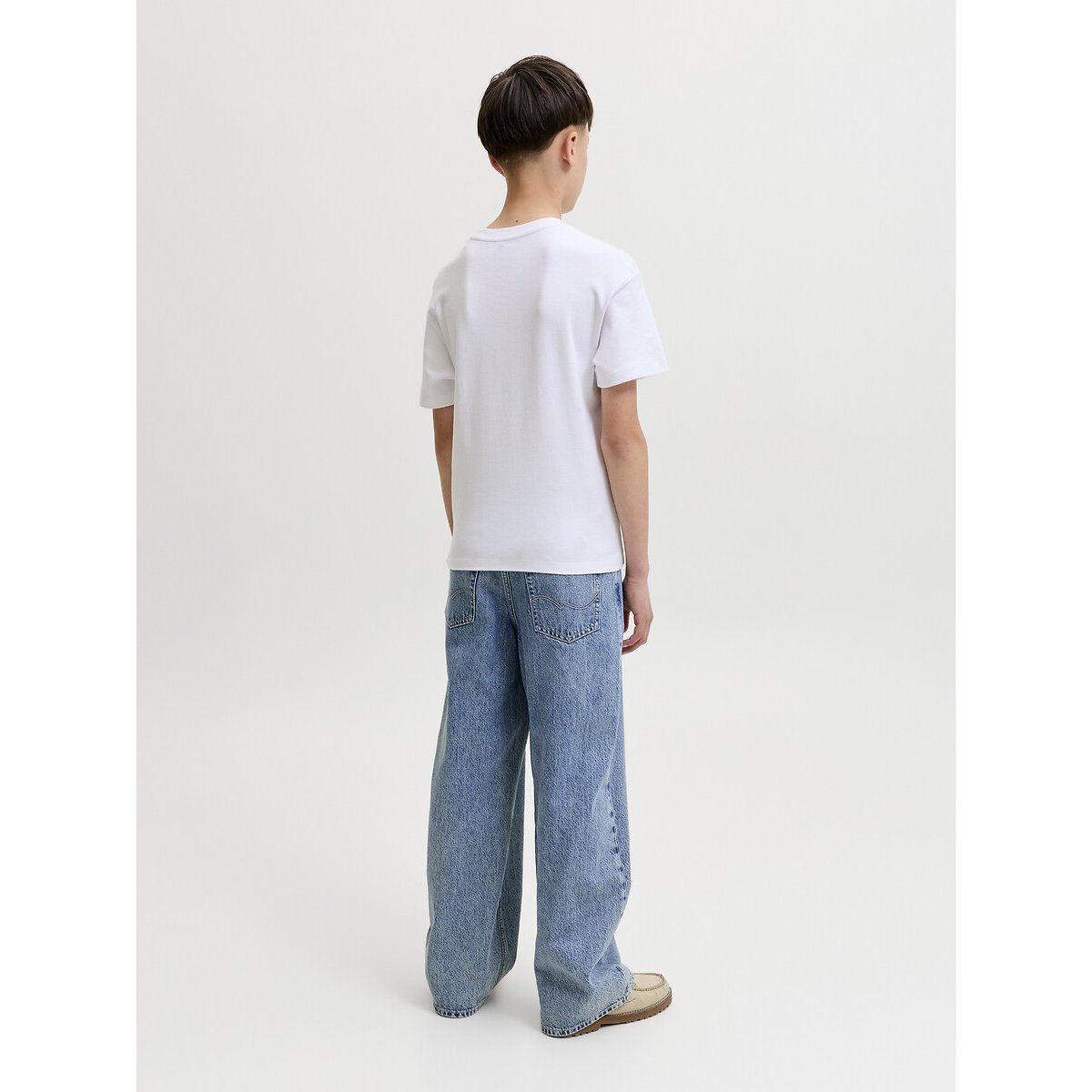 Dave wide leg jeans light denim blue, JACK & JONES JUNIOR