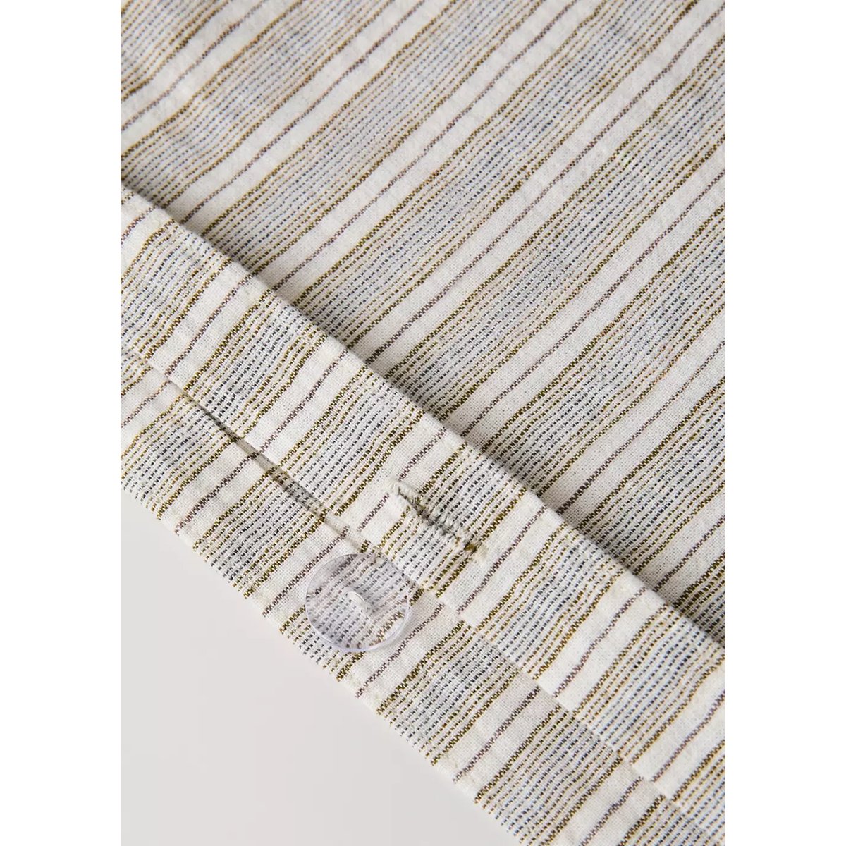 Housse de couette lin et coton Lit 150/160 cm sable, MANGO HOME