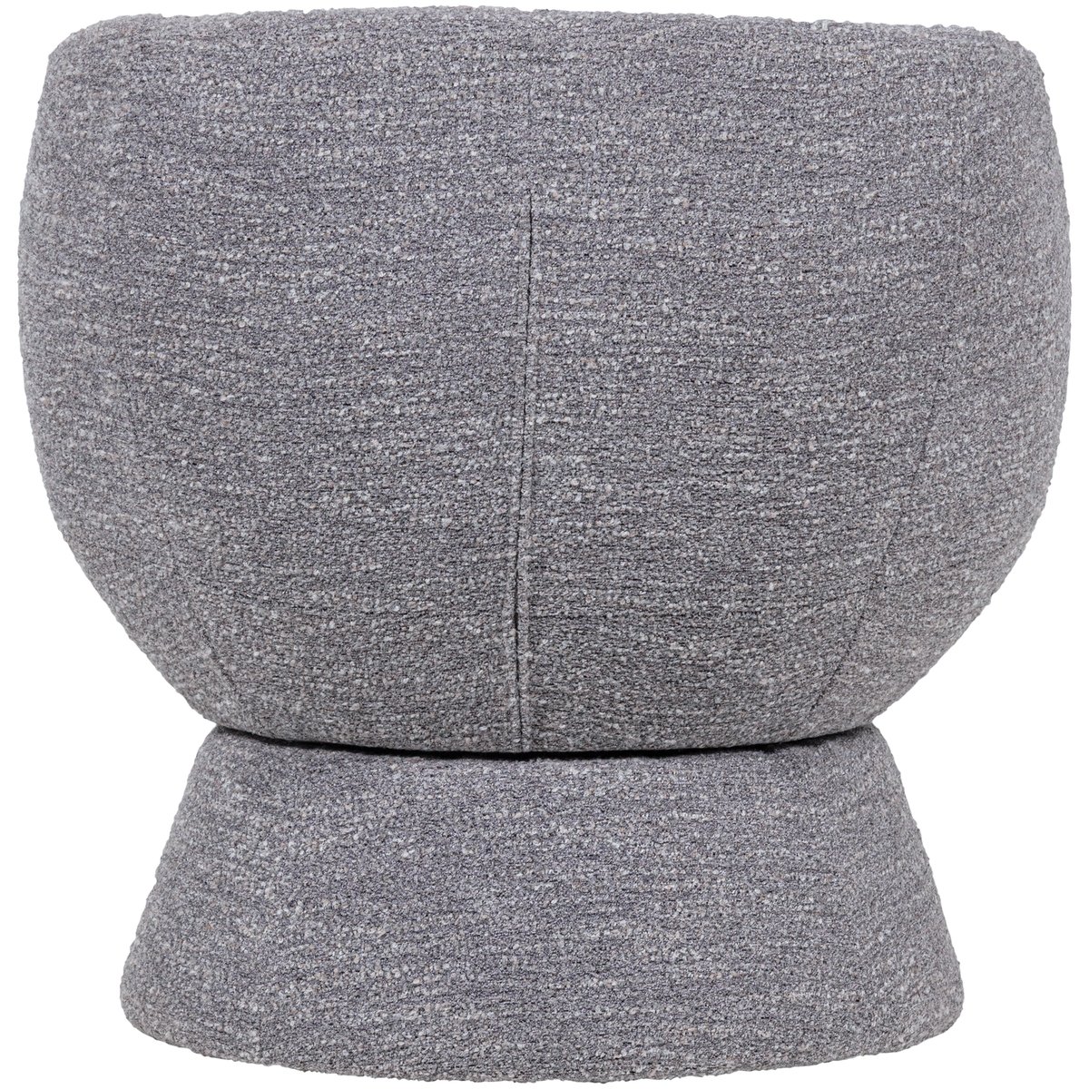 Fauteuil pivotant en tissu mélangé SHUFFLE gris, WOOOD