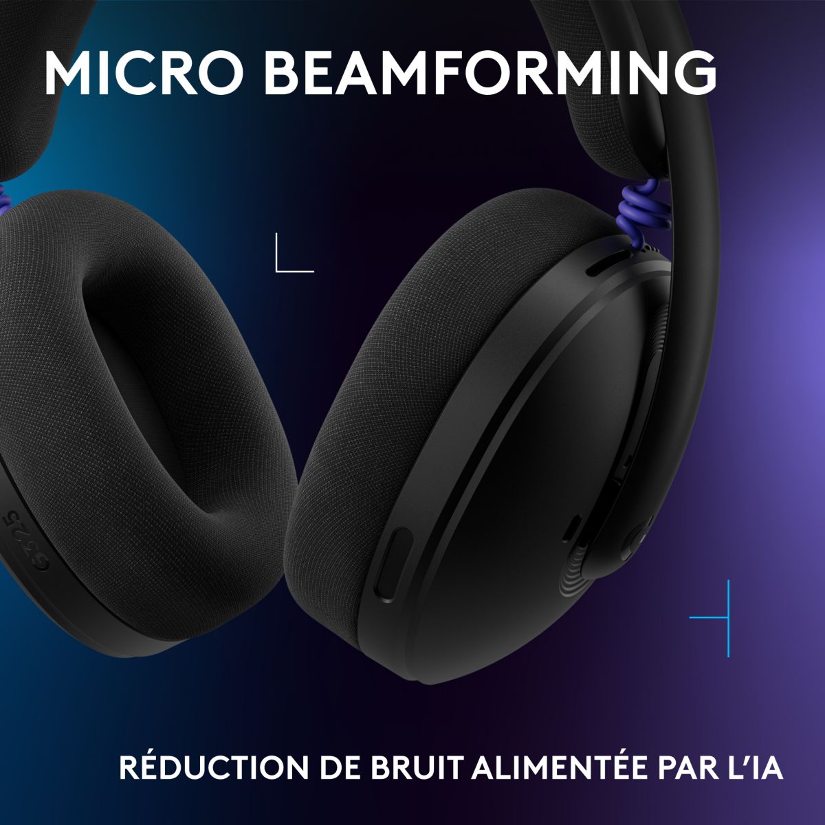 Casque gamer G325 Noir couleur unique, LOGITECH