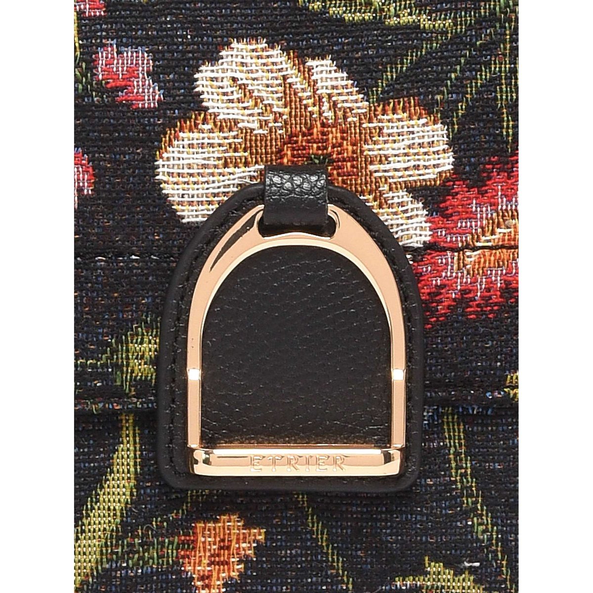 Sac bandoulière Altesse jacquard noir, ETRIER