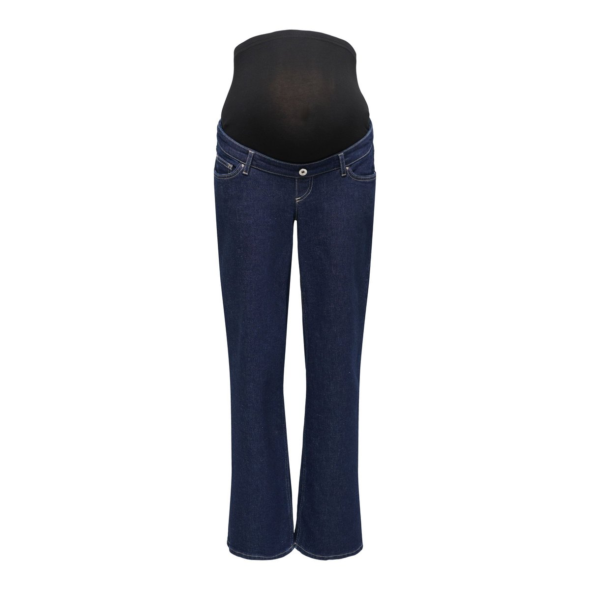 Jean À Jambe Large dark blue denim 1, ONLY