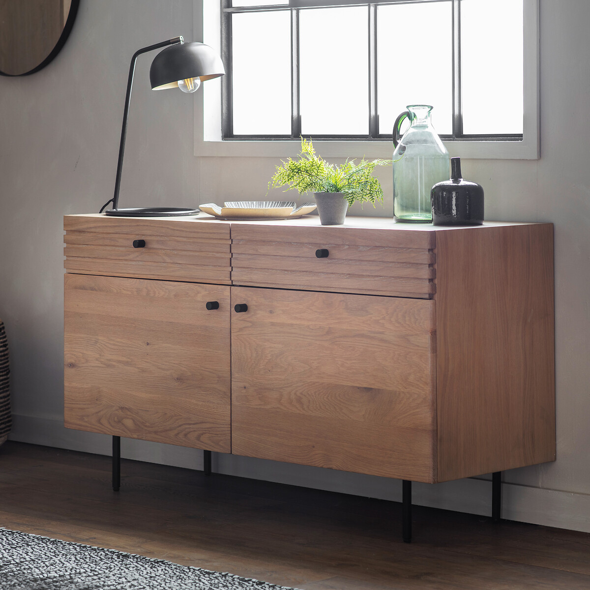 Batala Japandi Oak 2 Door Sideboard oak, ÉDITÉ