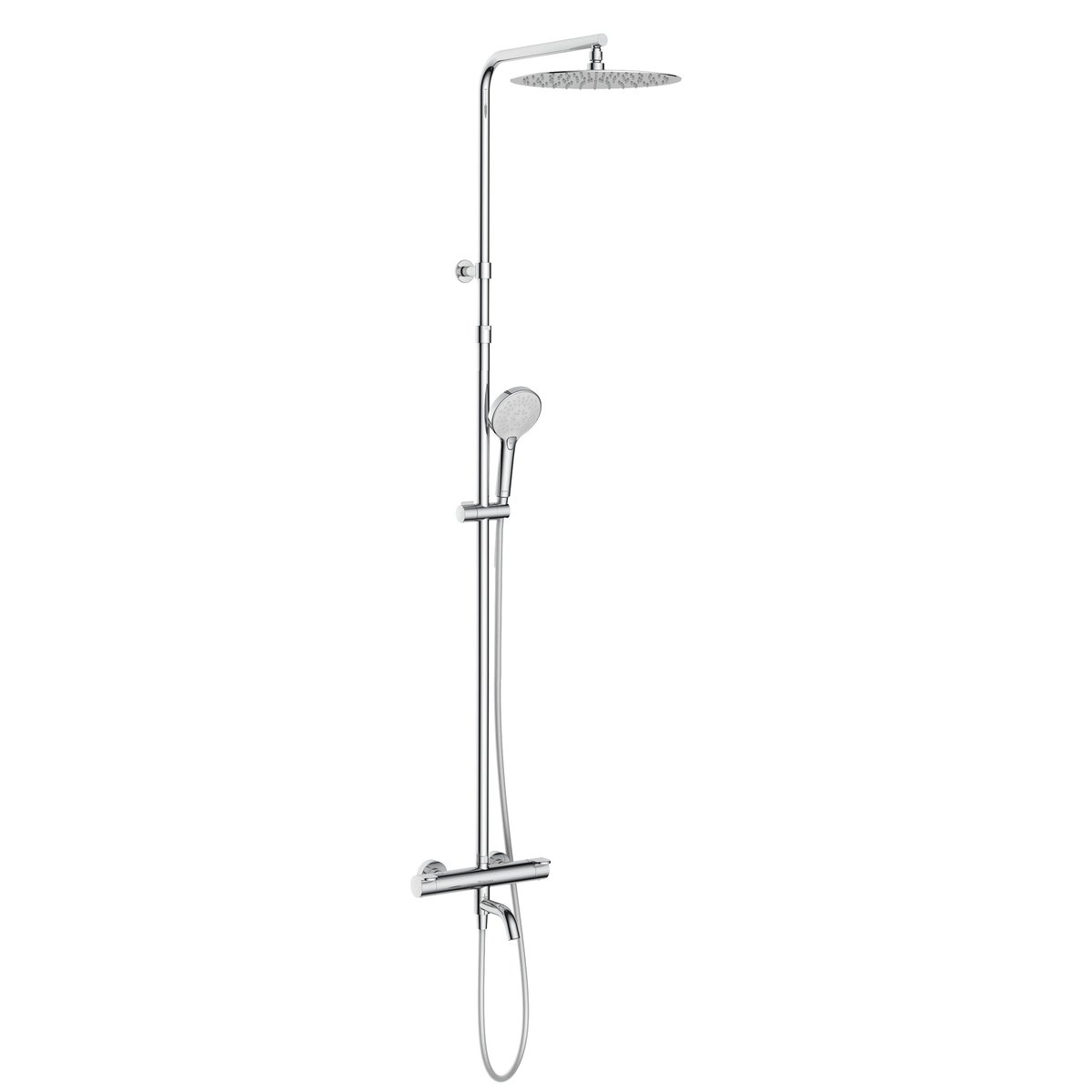 Colonne de douche thermostatique, ICONE chrome, SENSEA