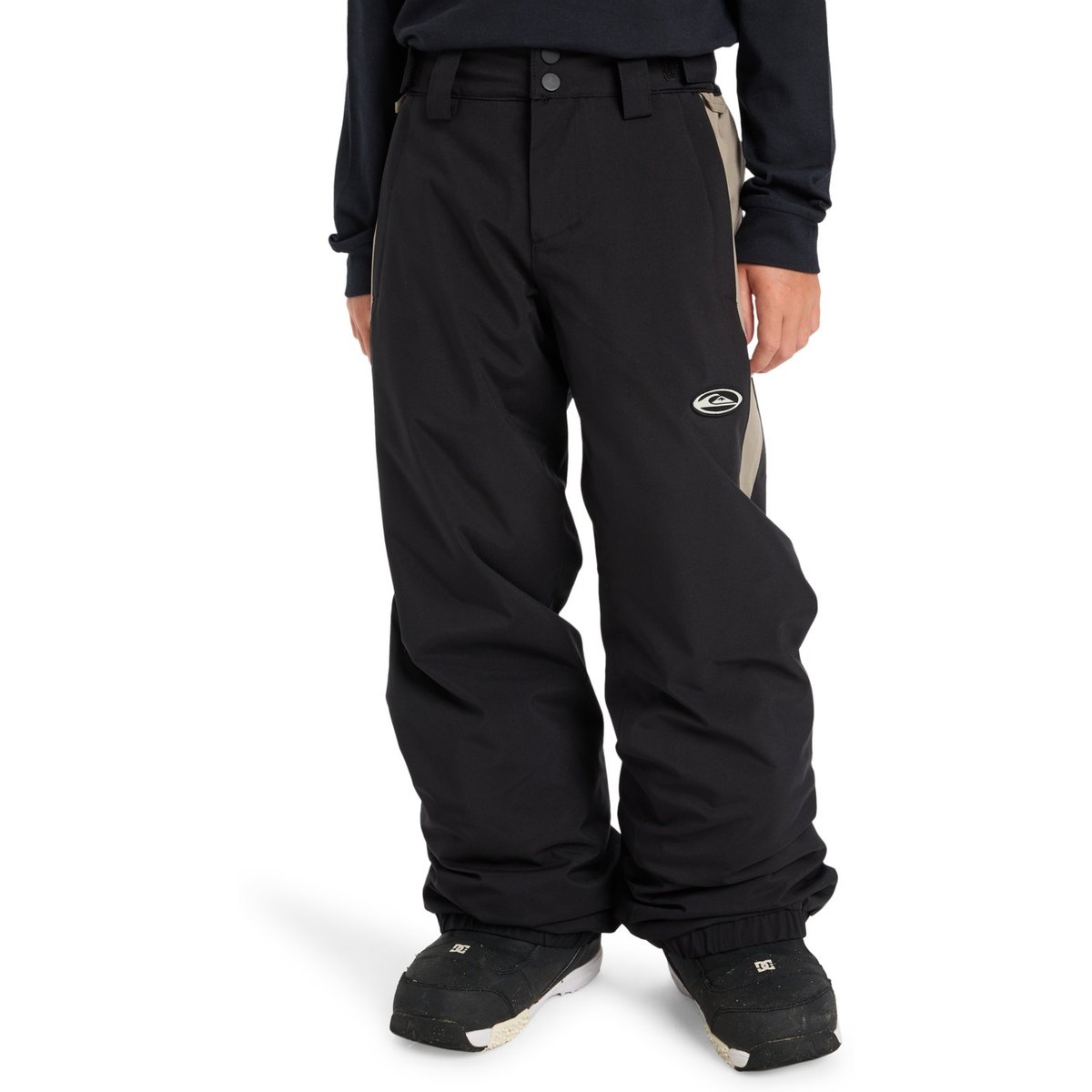 Pantalon de snow technique SNOW DOWN YTH noir true black, QUIKSILVER