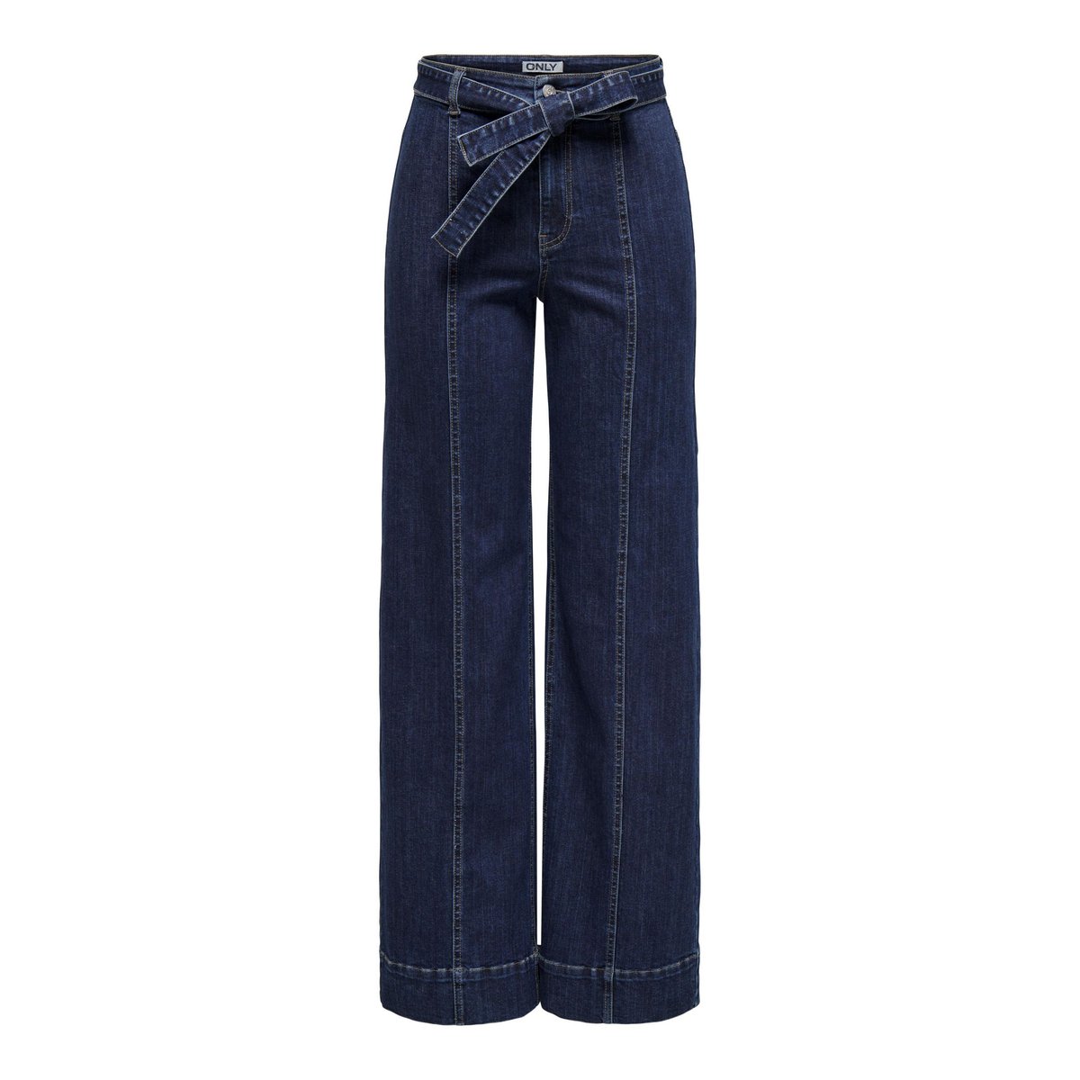 Jean À Jambe Large dark blue denim, ONLY