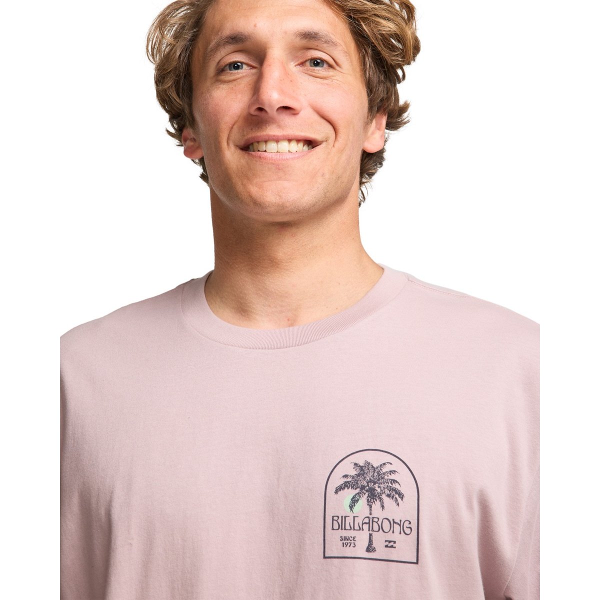 T shirt manches courtes PORTAL PREMIUM violet dusty purple, BILLABONG