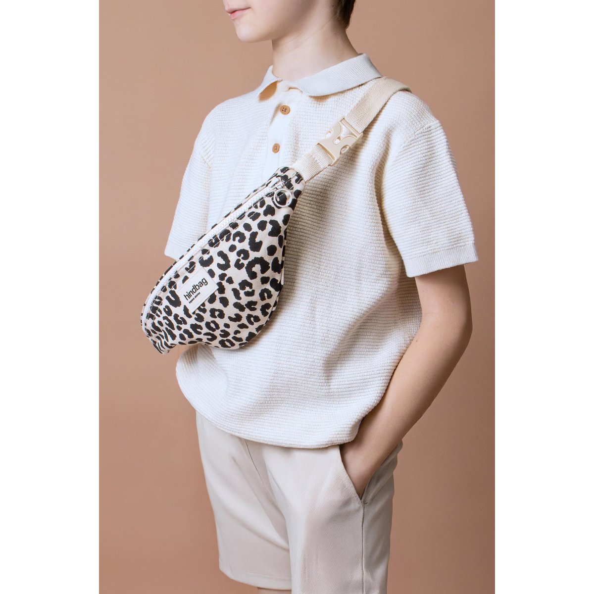 Sac banane enfant AUGUSTIN léopard écru, HINDBAG