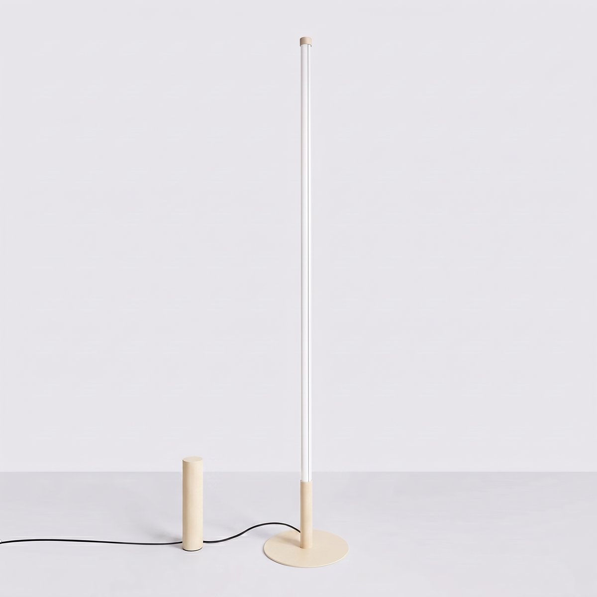 Lampadaire Beige LED 1 Trang beige, EDEN