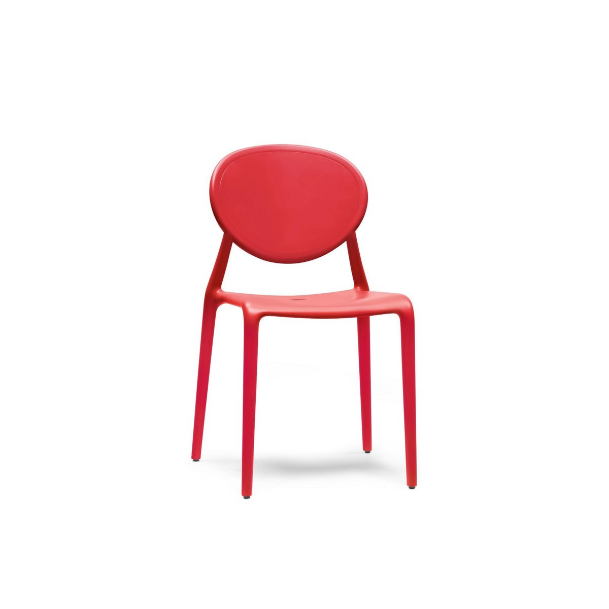 Chaise design empilable (lot de 6), GIO gris, SCAB DESIGN