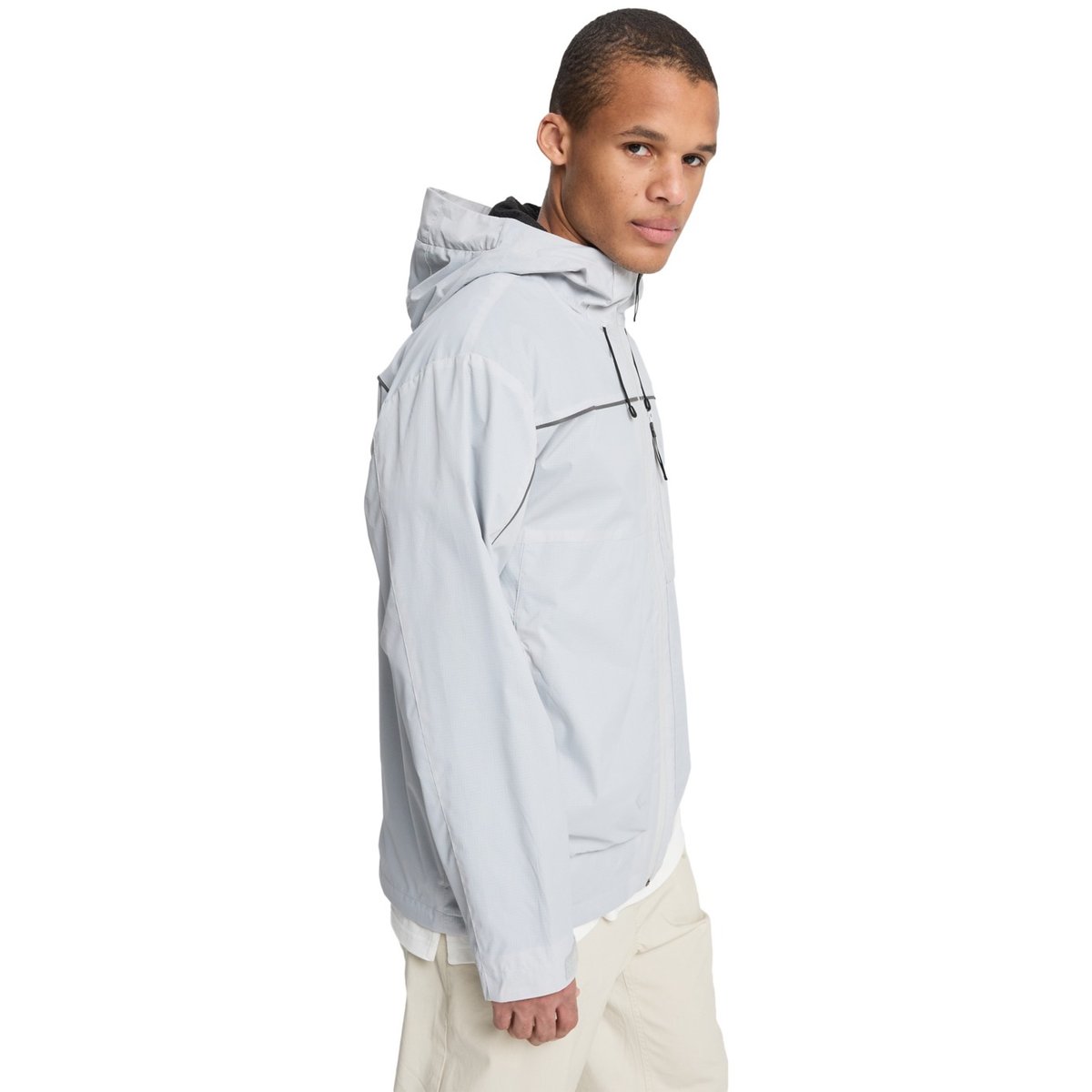 Veste imperméable à capuche FULL RIG gris micro chip, QUIKSILVER
