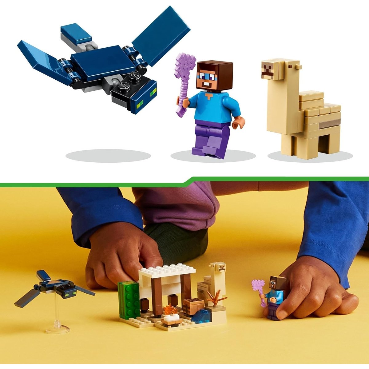 LEGO Minecraft - L'Aventure de Steve dans le Désert - Ensemble 21251 multicolore, LEGO