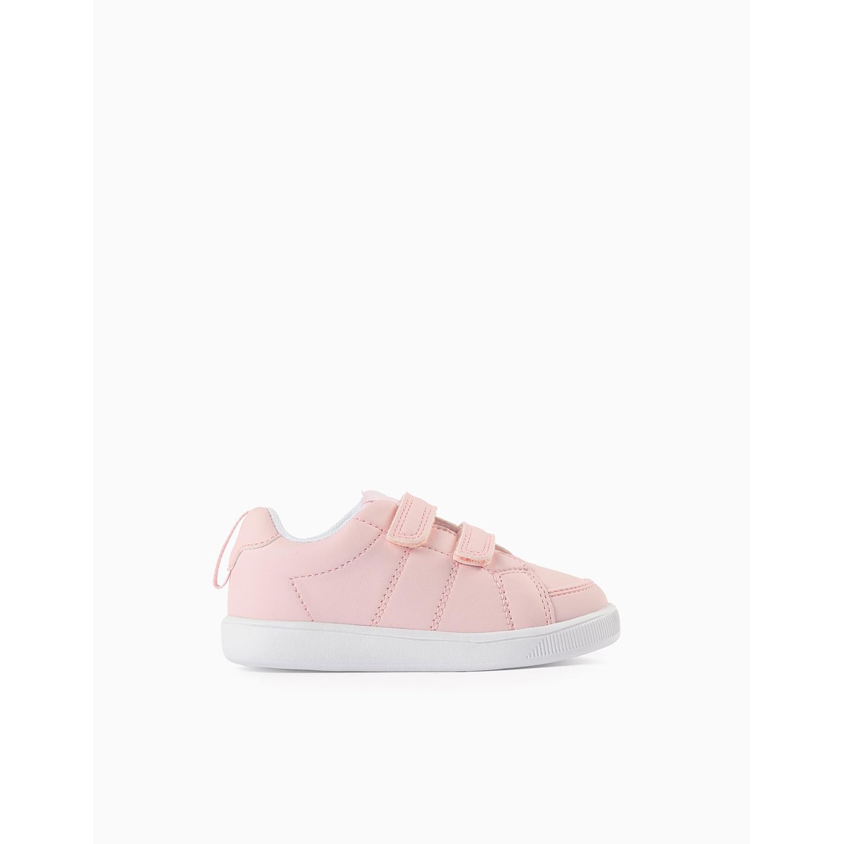 Baskets avec fermeture à scratch rose clair, ZIPPY