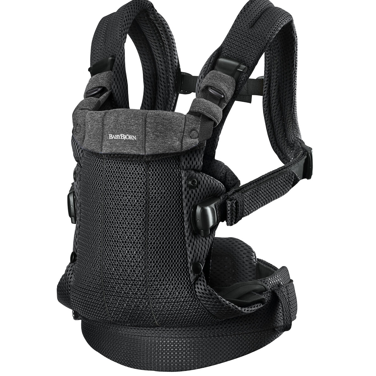 Porta-bebé harmony 3d mesh preto , BABYBJORN