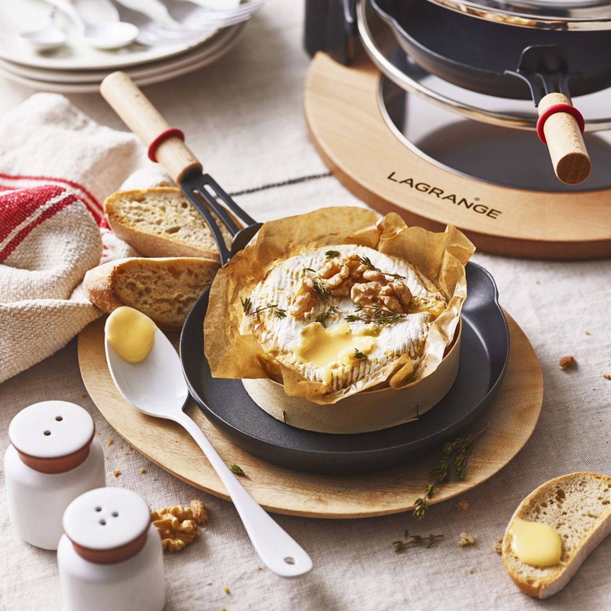 Raclette evolution + accessoires à fromage couleur unique, LAGRANGE