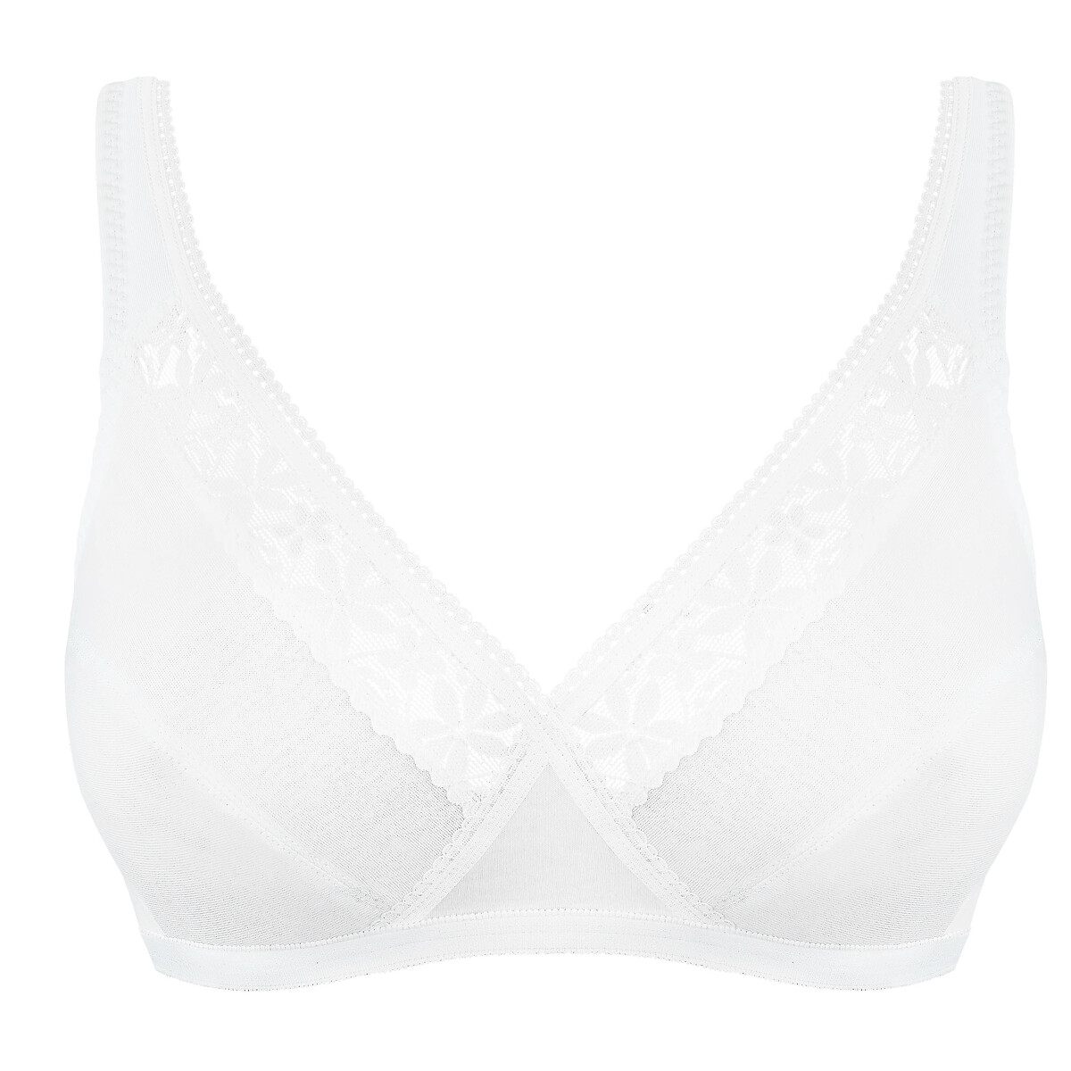Set van 2 BH's Cœur croisé wit, PLAYTEX