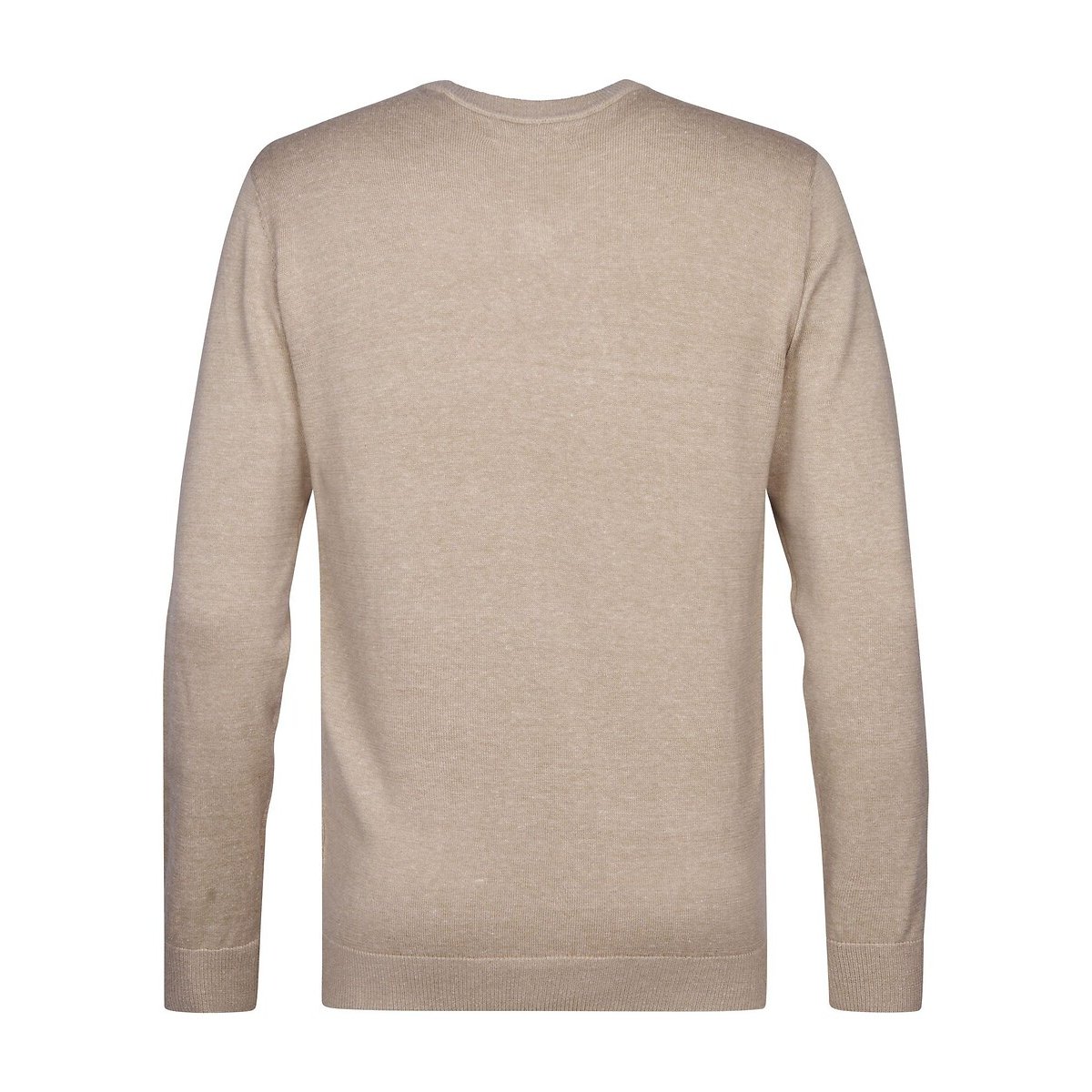 Maglione con scollo a V beige chiaro, PETROL INDUSTRIES