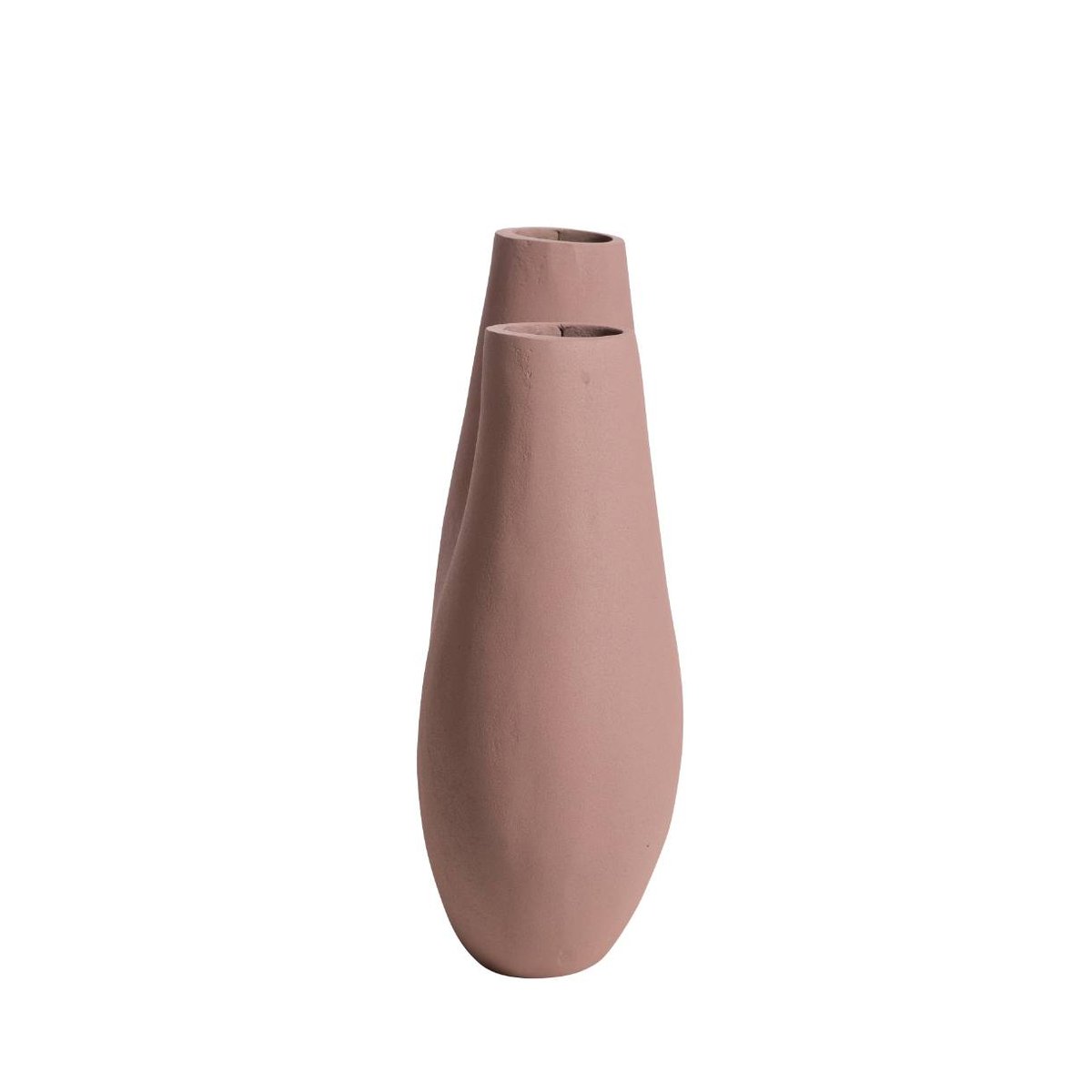 Vase en aluminium TULIPA rose, MADE IN MEUBLES