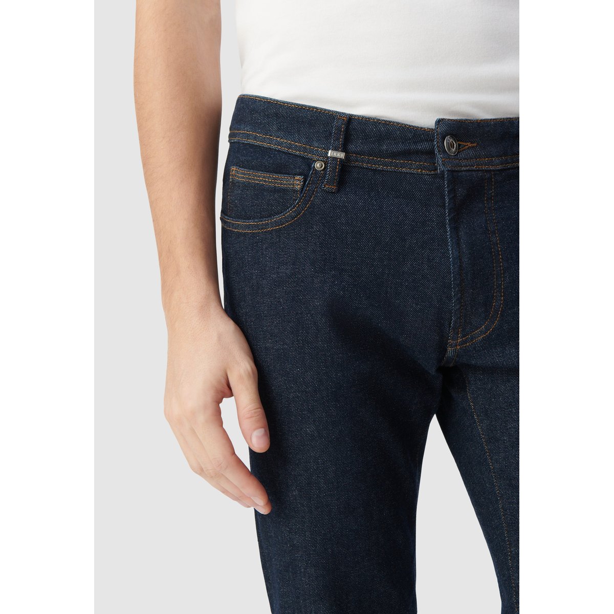 Jean SLIM brut POWER STRETCH* bleu marine, IKKS