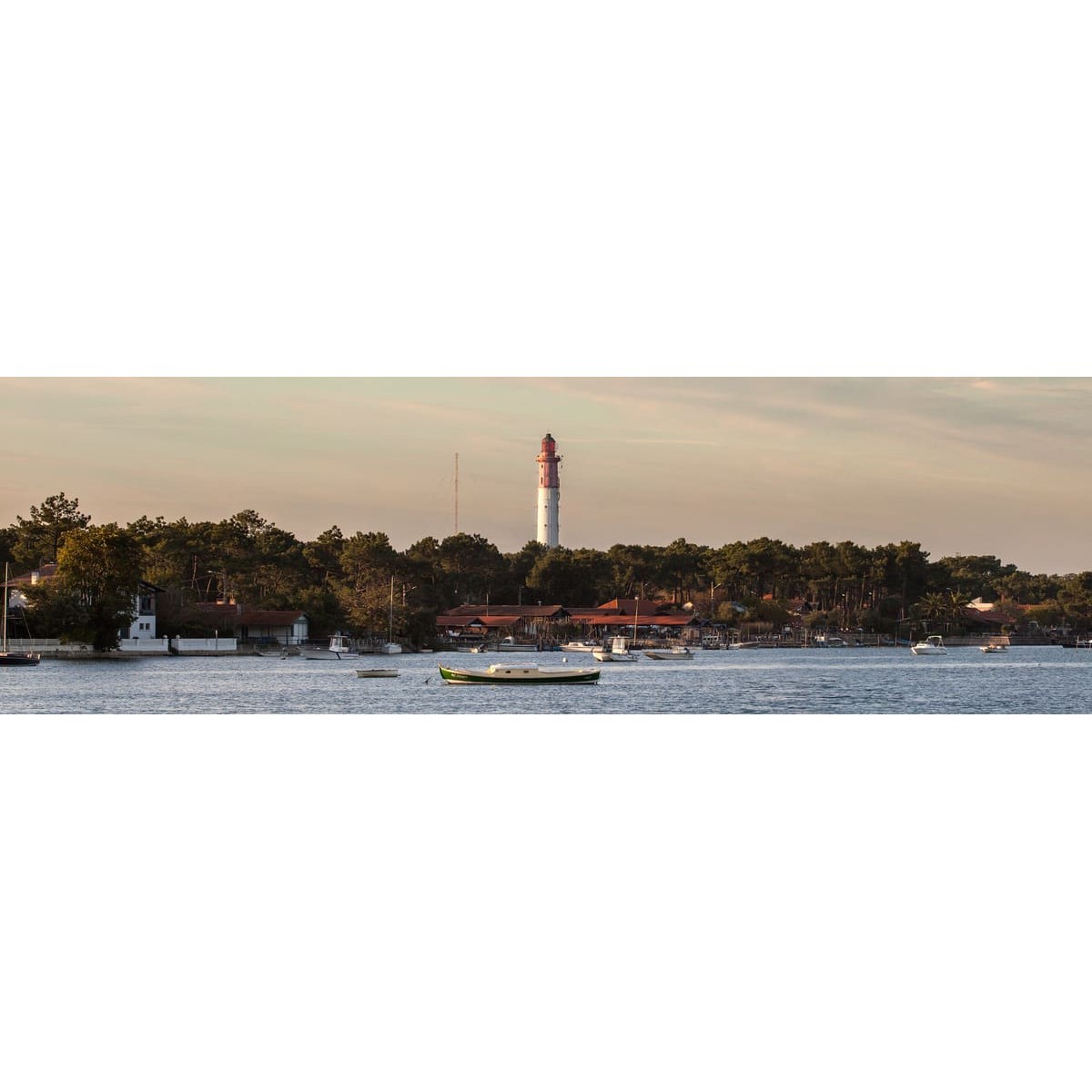 Tableau Mural Phare Bassin Arcachon MER tableaux sur toile-bleu, CEANOTHE