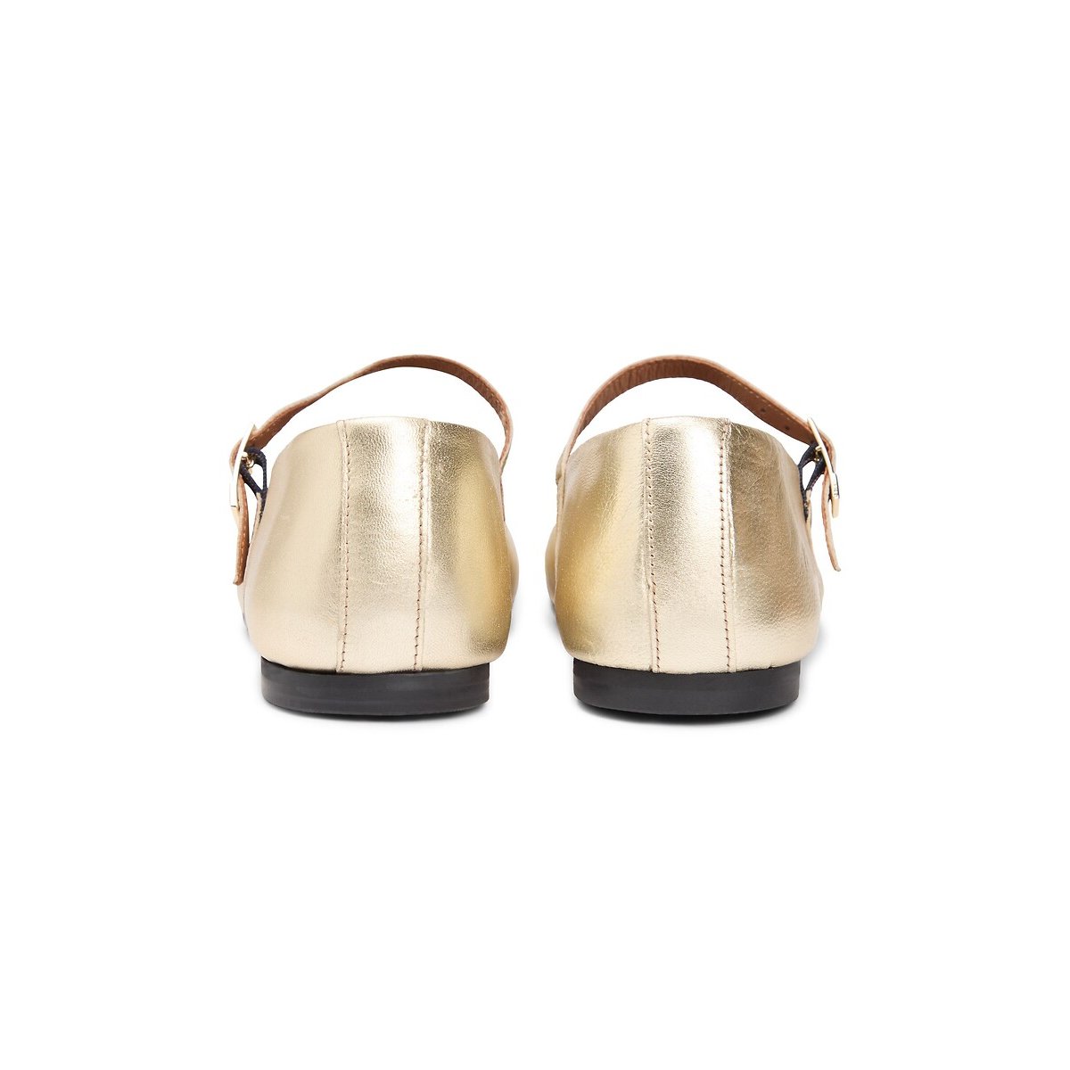 Ballerine babies in pelle oro bianco, TOMMY HILFIGER