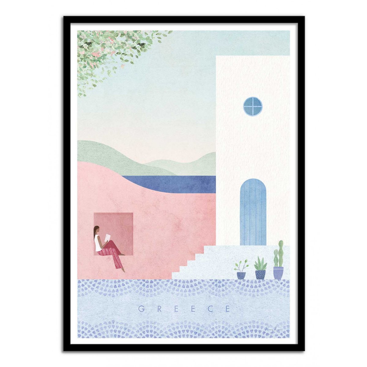 Affiche d'art - Greece - Henry Rivers affiche d'art, WALL EDITIONS
