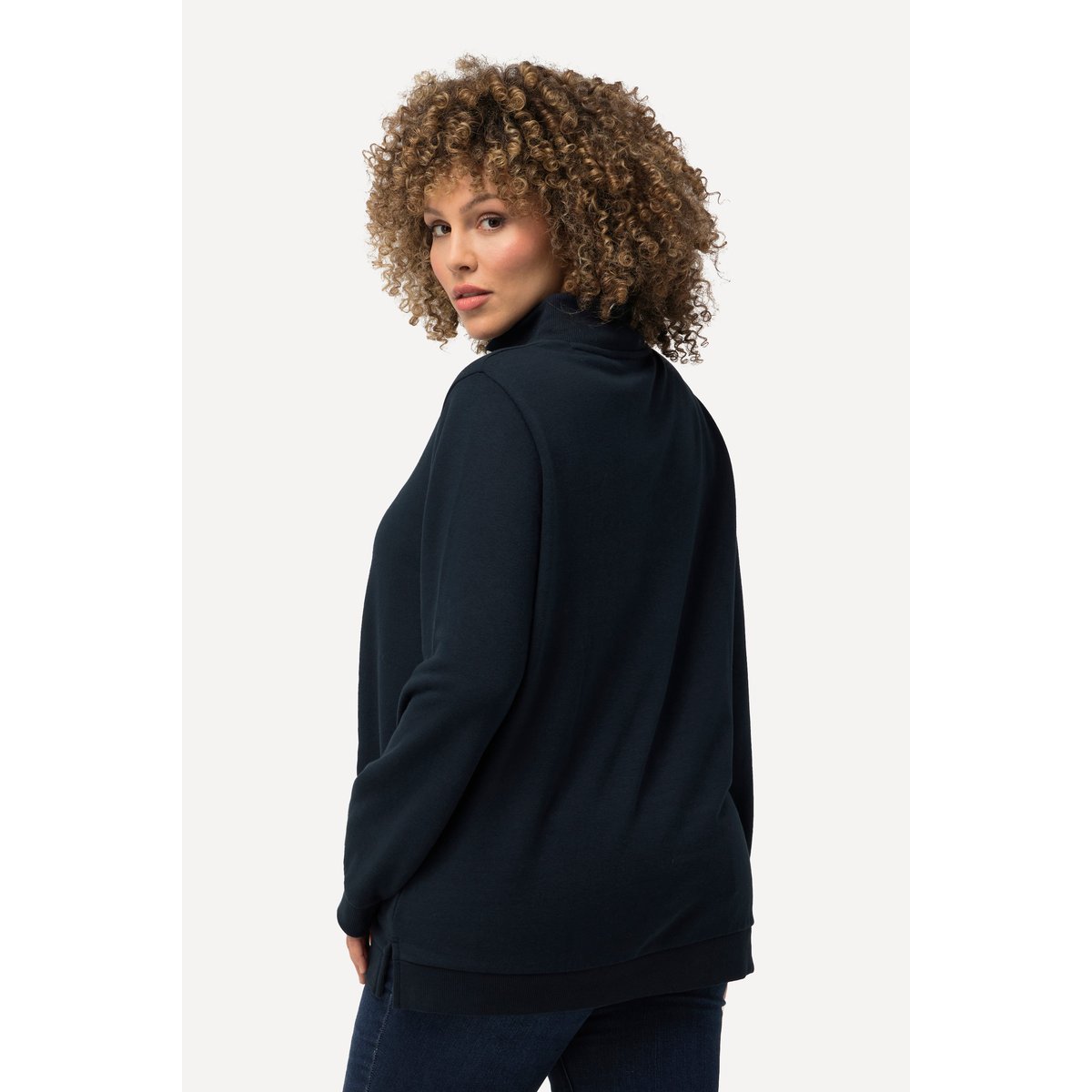 Sweat-shirt Amore. Manches longues et col marine, ULLA POPKEN