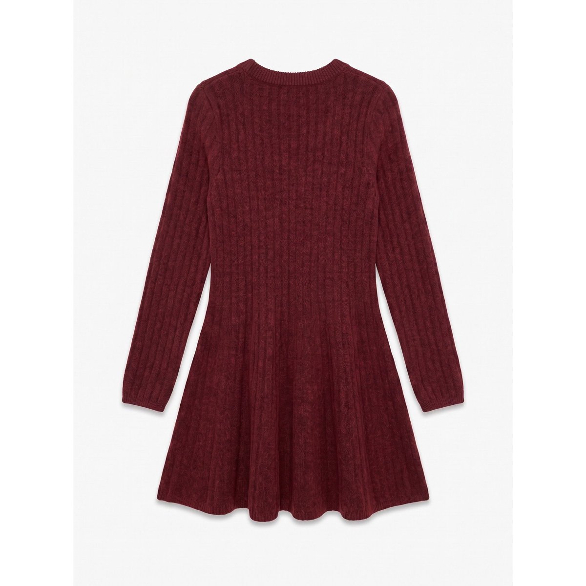 Robe En Maille rouge - syrah 1, VERO MODA