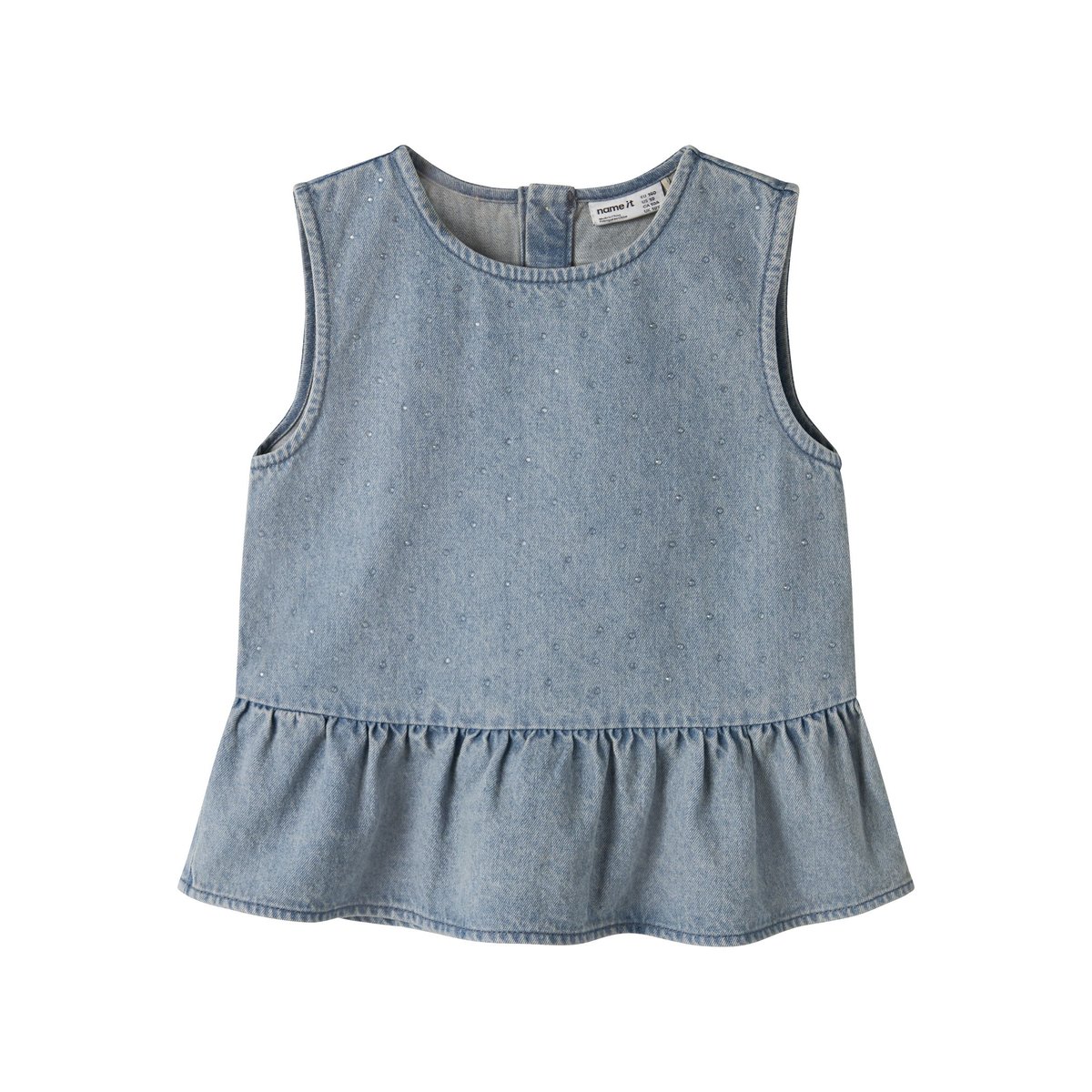 Top bleu - special blue grey denim, NAME IT