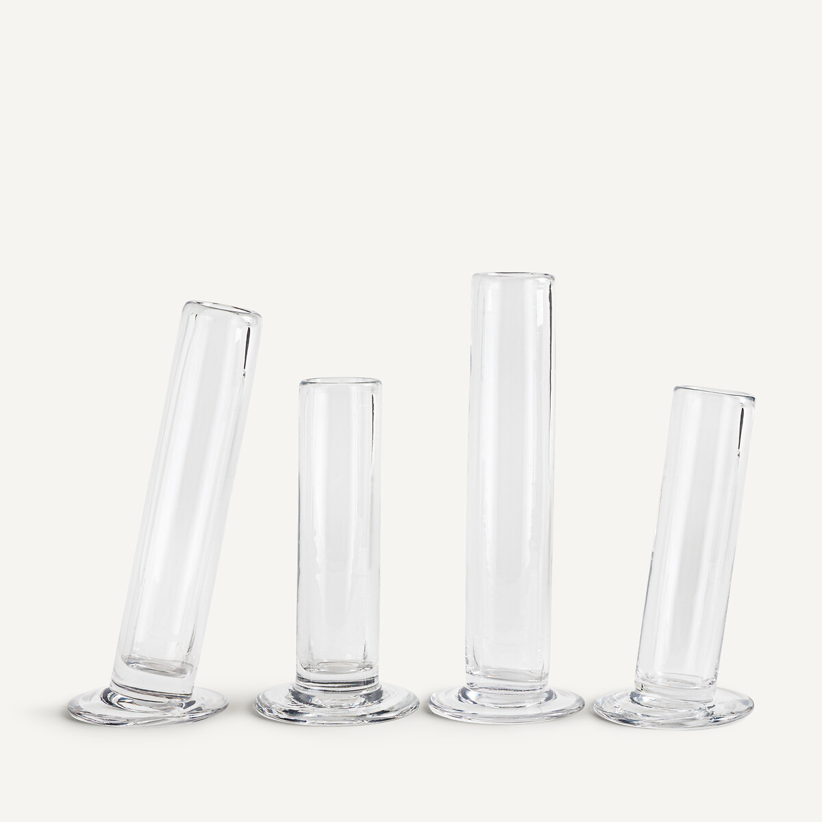 Stille Straight Cylindrical Vase in Glass H24cm transparent, AM.PM