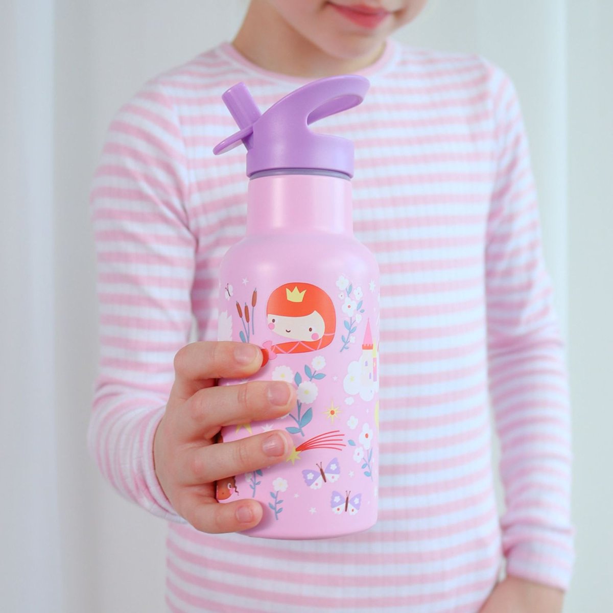 Gourde isotherme enfant 350 ml Princesses couleur unique, A LITTLE LOVELY COMPANY