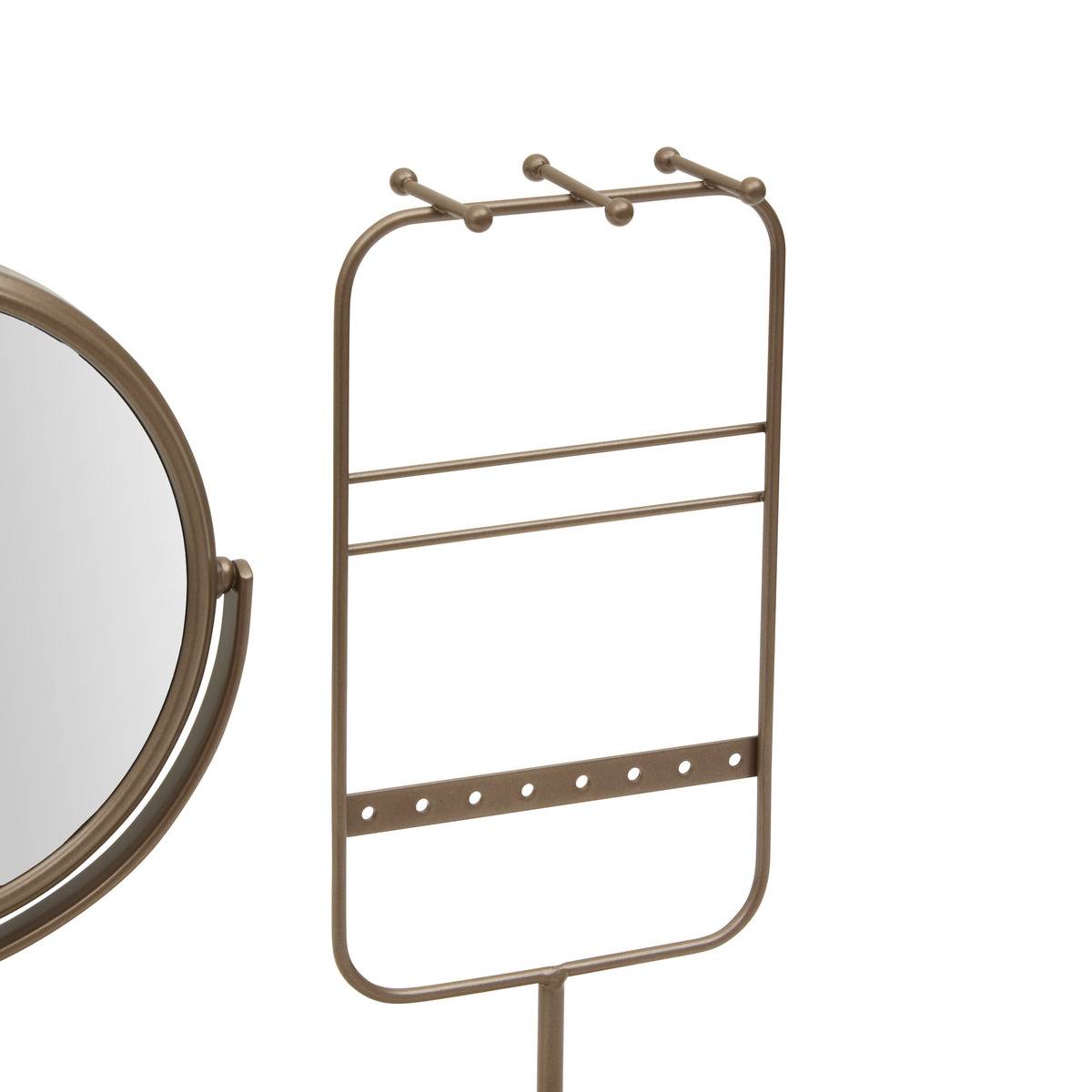 Miroir de beauté porte-bijoux ovale COME beige, 5FIVE SIMPLY SMART