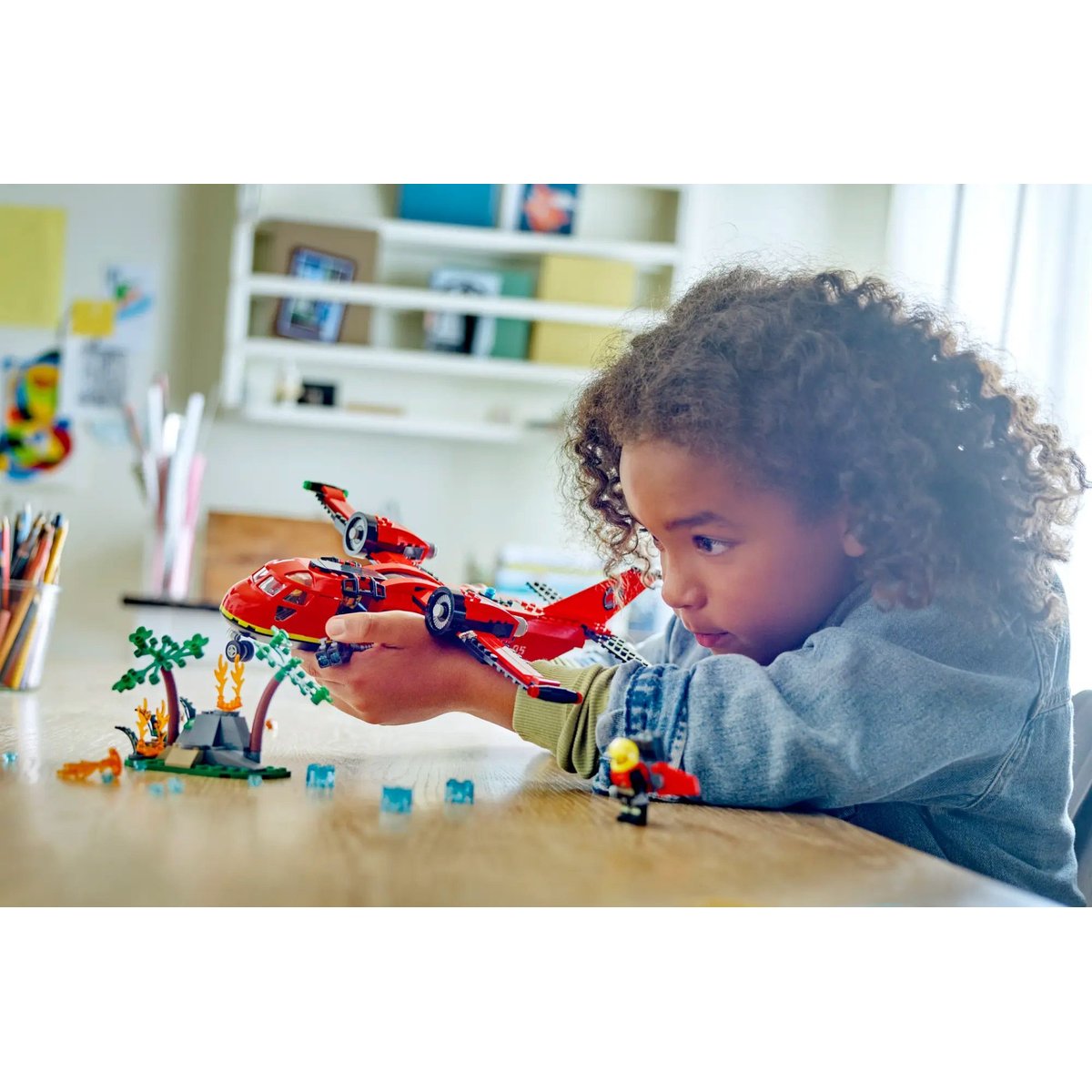 LEGO City - Avion de Sauvetage des Pompiers 60413 pour Enfants multicolore, LEGO