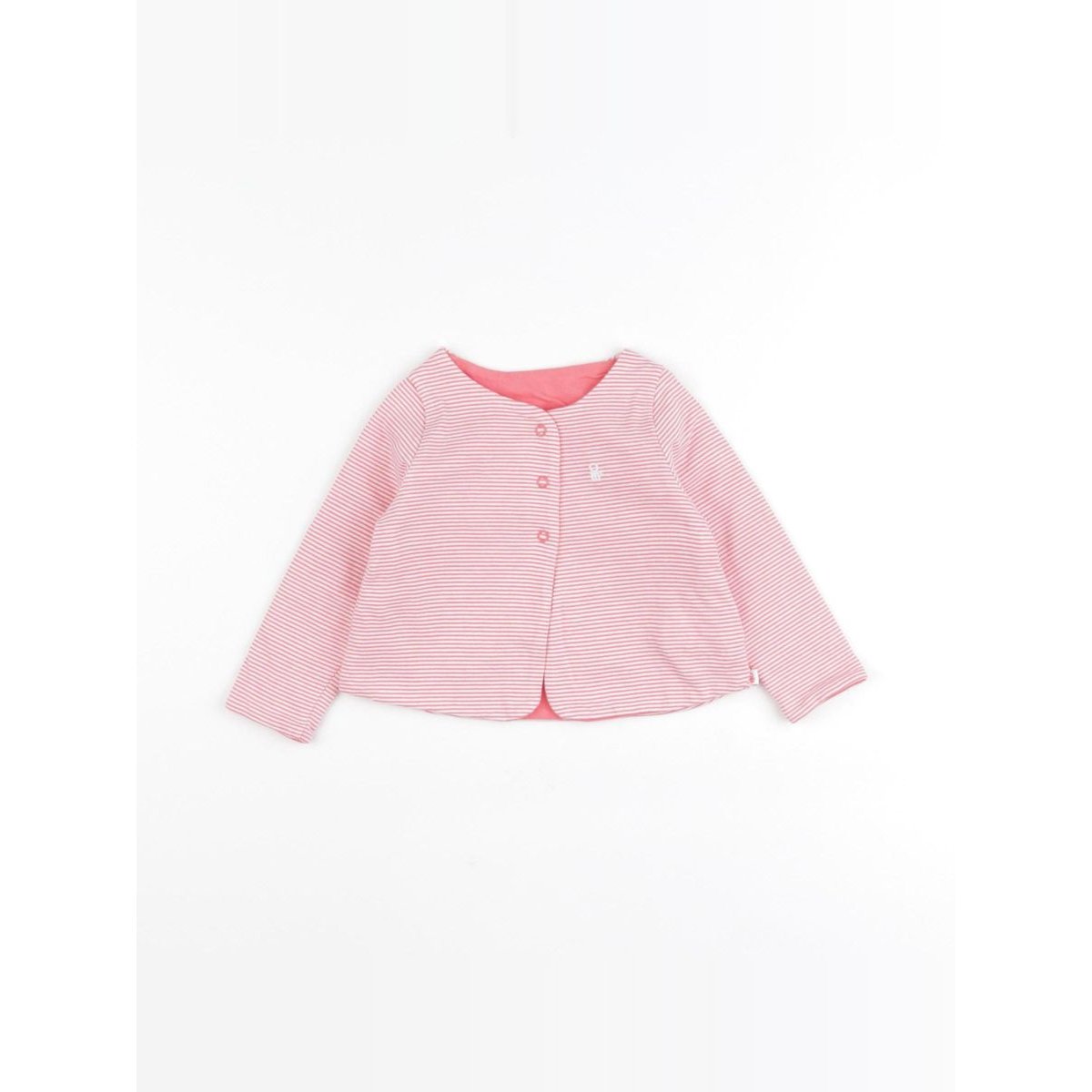 Sweat réversible - Très bon état blanc, rose, OBAIBI