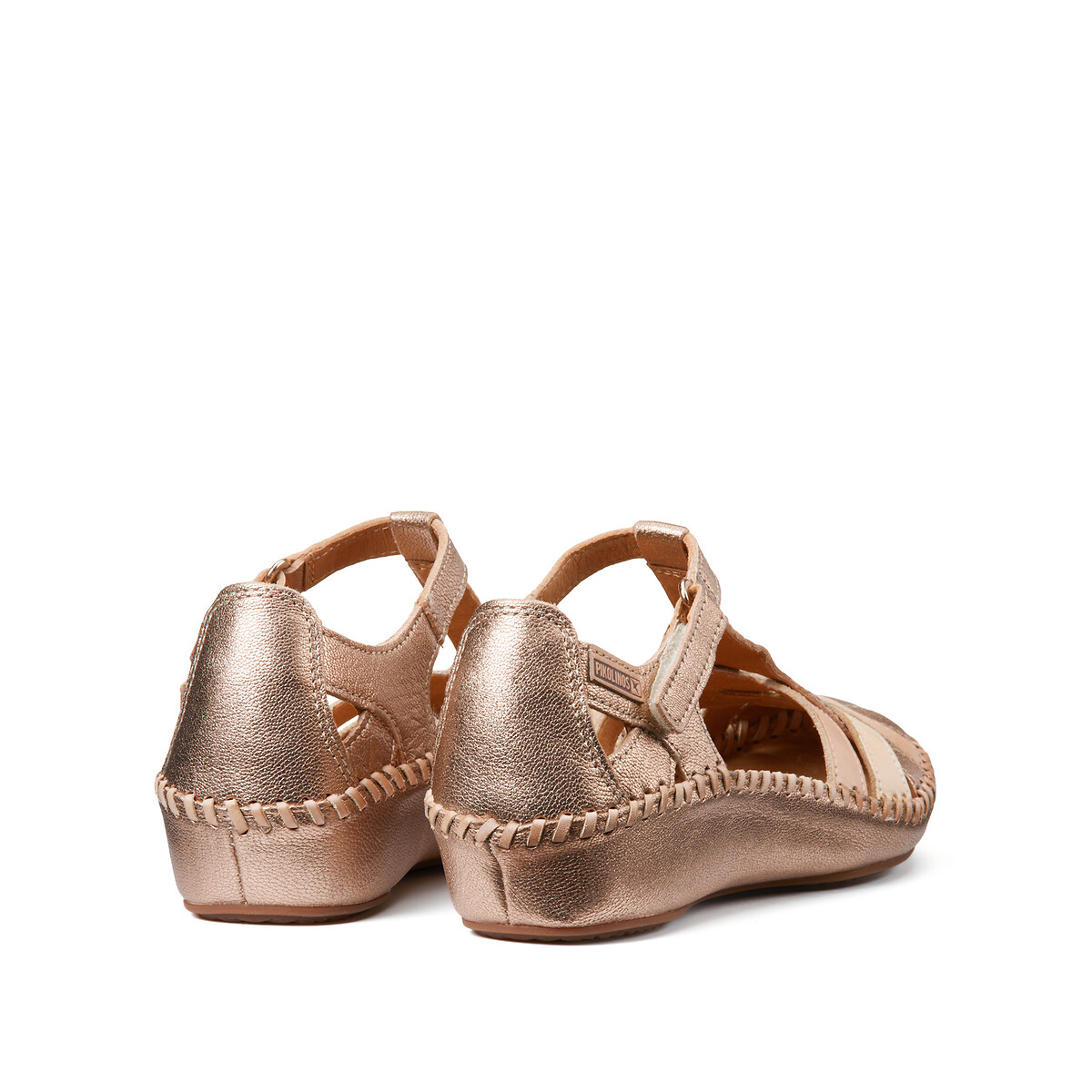 Puerto de Vallarta Sandals in Leather champagne, PIKOLINOS