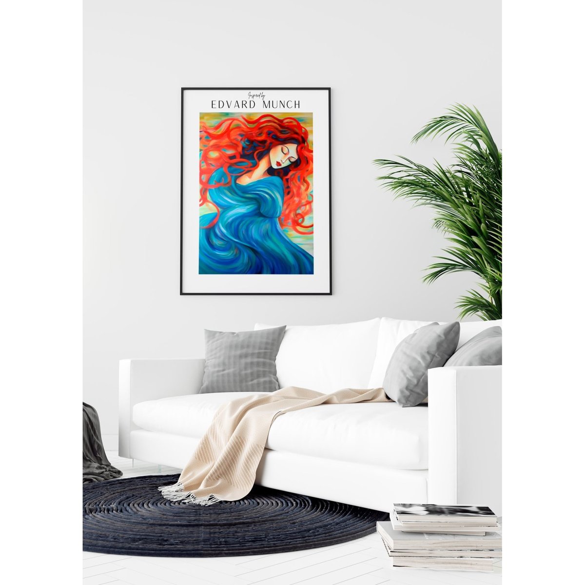 Affiche Edvard Munch n°19 blanc, L'AFFICHERIE