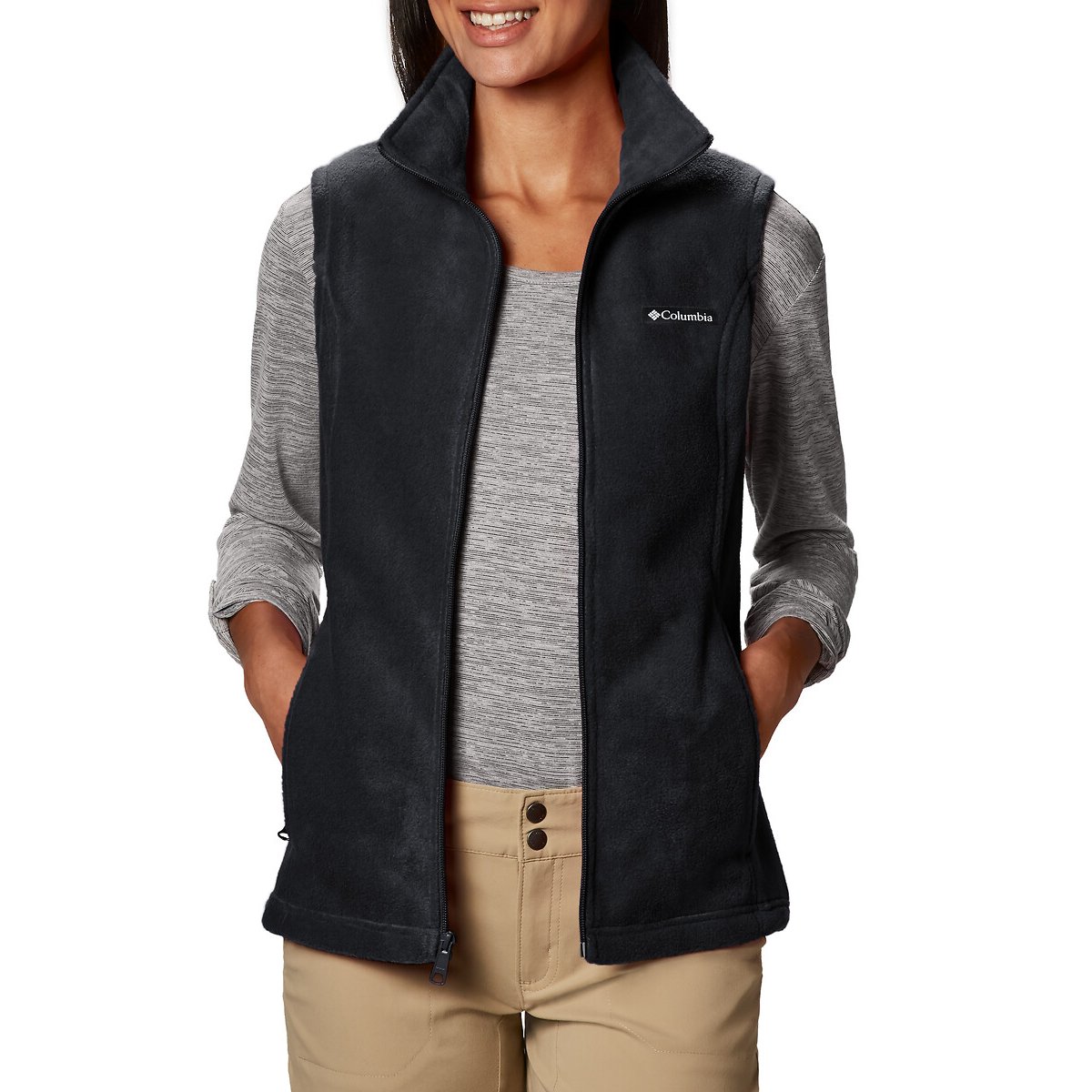 Benton Springs Fleece Gilet black, COLUMBIA
