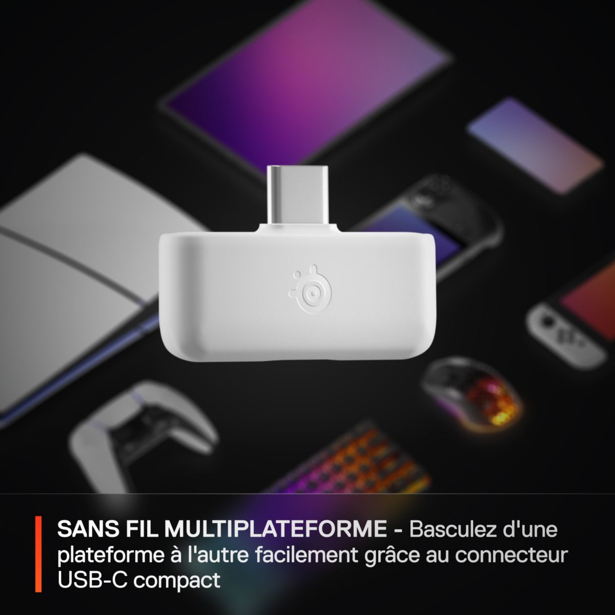 Casque gamer Arctis Nova 5P Blanc couleur unique, STEELSERIES