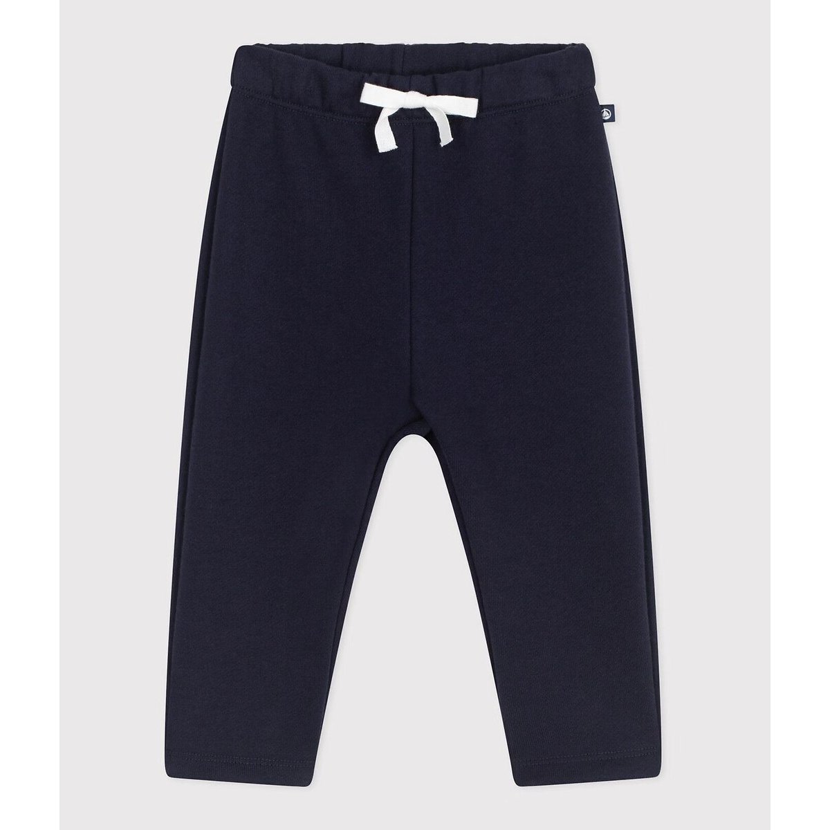 Pantalon en coton bleu marine, PETIT BATEAU