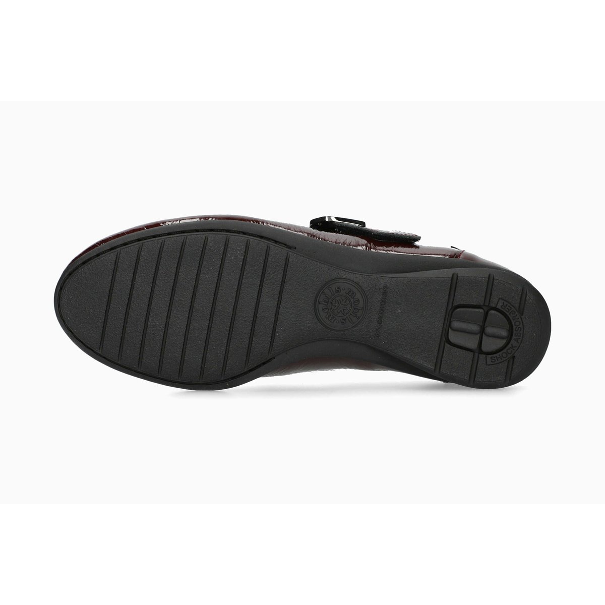 Ballerines en cuir SABRIA rouge foncé 5150, MEPHISTO